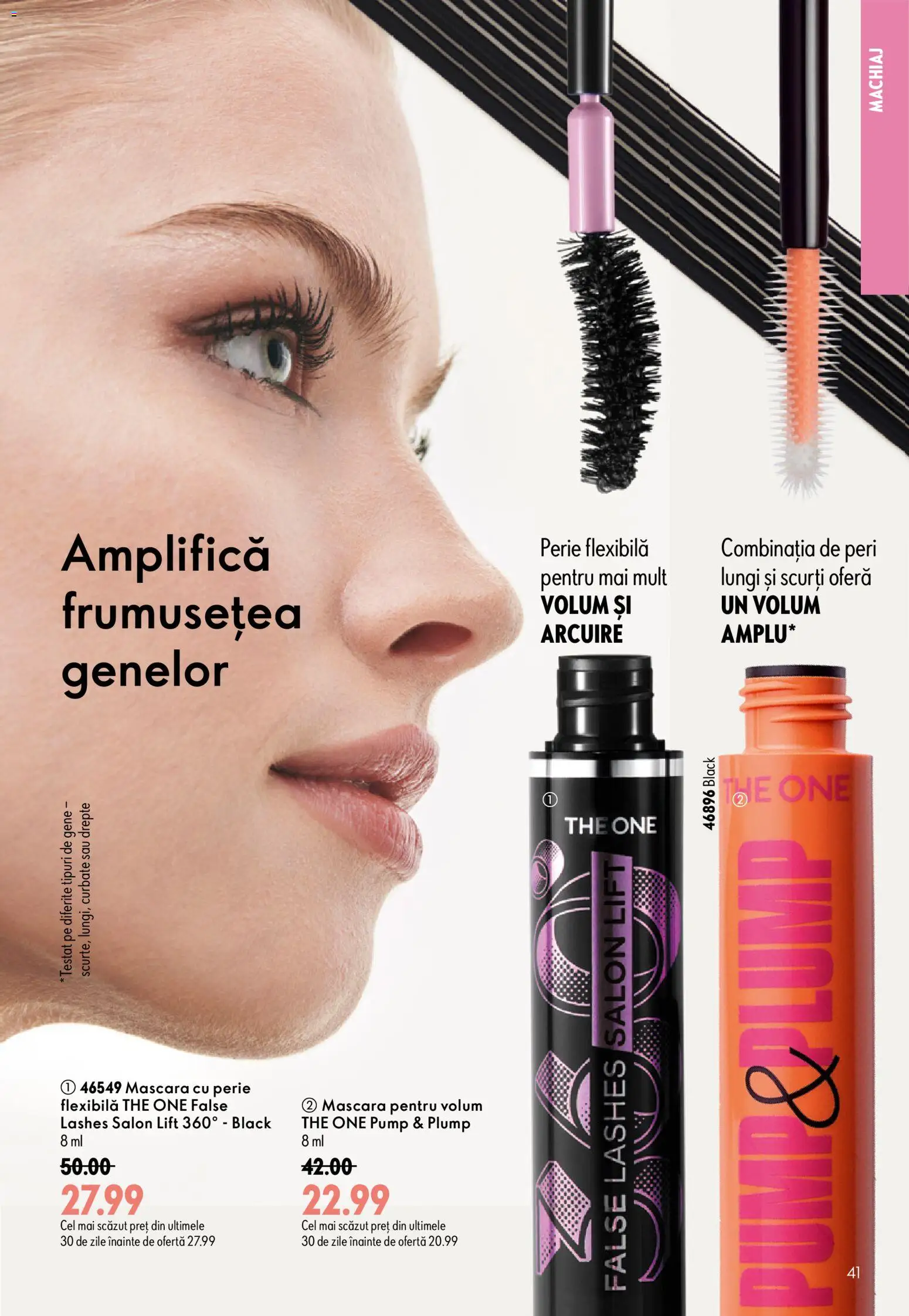 Noul catalog Oriflame – valabil de la 08.07.2026 | Pagină: 41 | Produse: Machiaj, Perie, Mascara