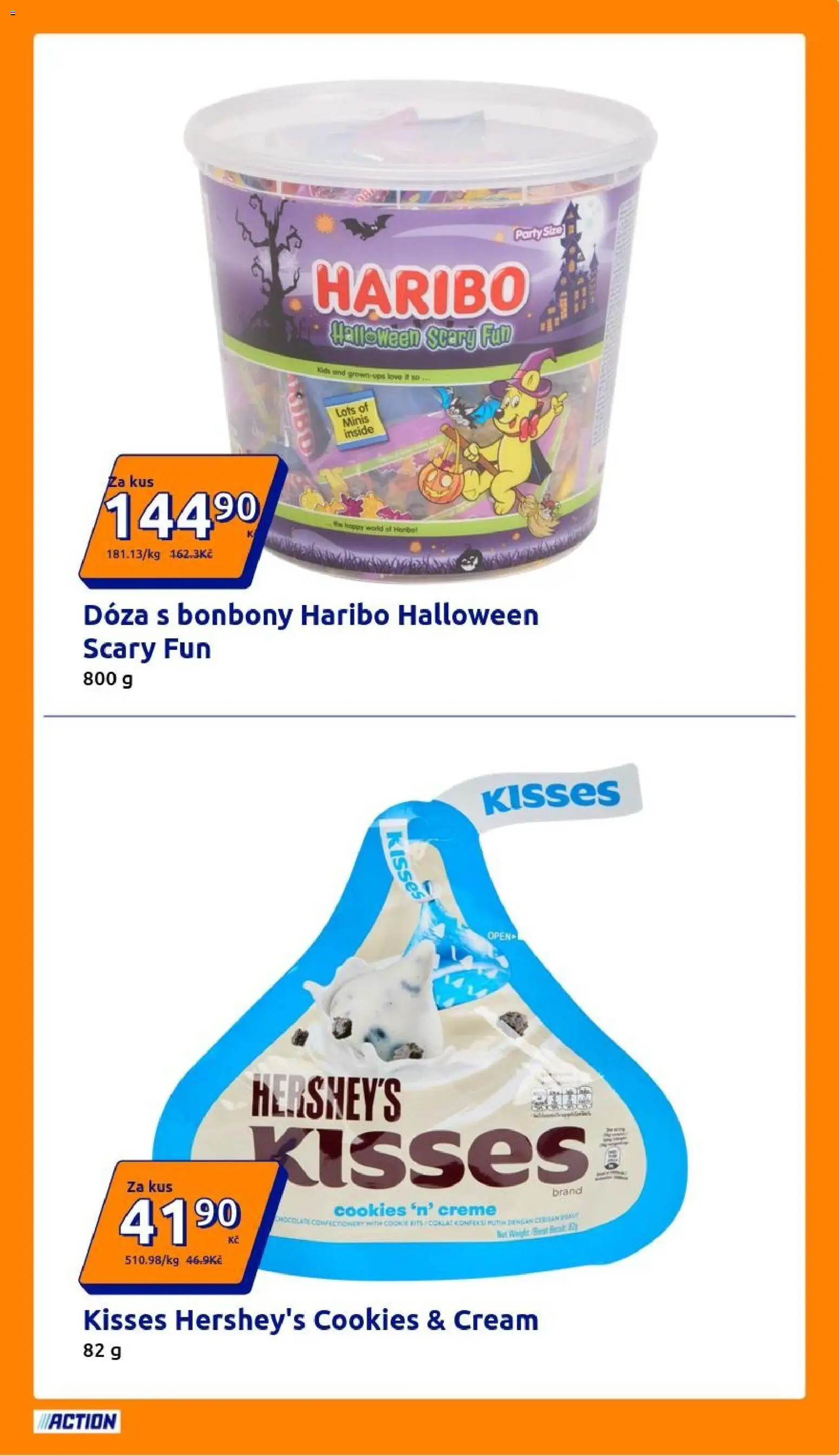 Action leták od 07.10.2026 | Strana: 29 | Produkty: Dóza, Haribo, Bonbóny, Cookies