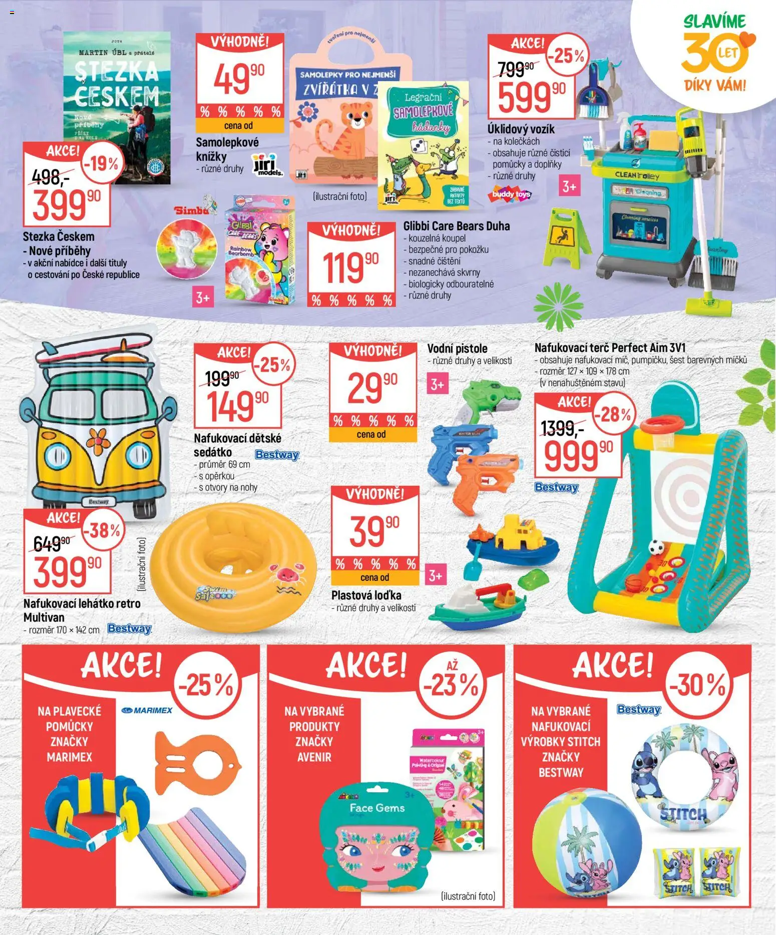 Globus leták - Léto od 06.05.2026 | Strana: 11 | Produkty: Terč, Samolepky, Lehátko, Stitch