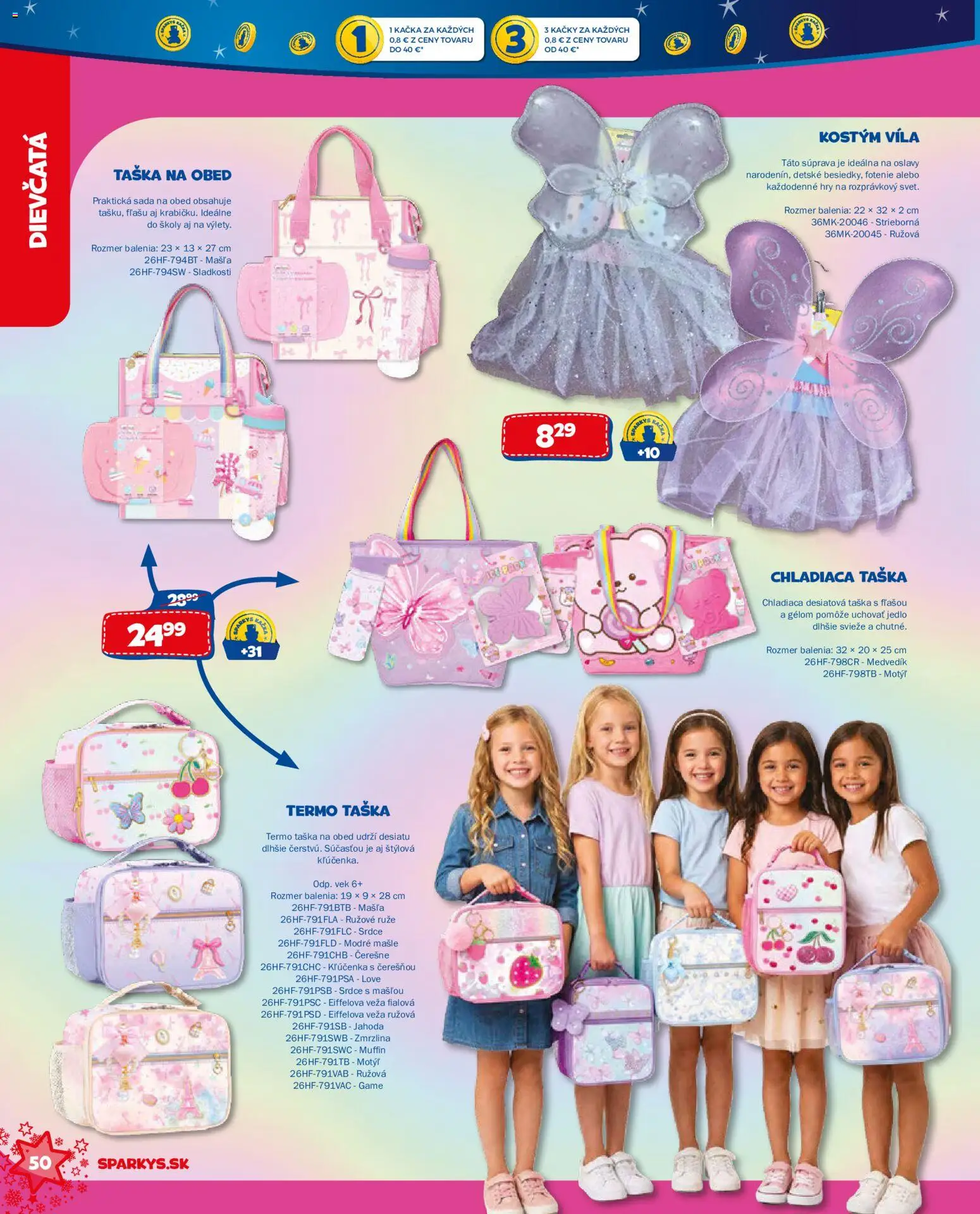 Nové ALLTOYS akcie – leták je platný od 06.10.2026 | Strana: 50 | Produkty: Chladiaca taška, Ruže, Taška, Čerešne
