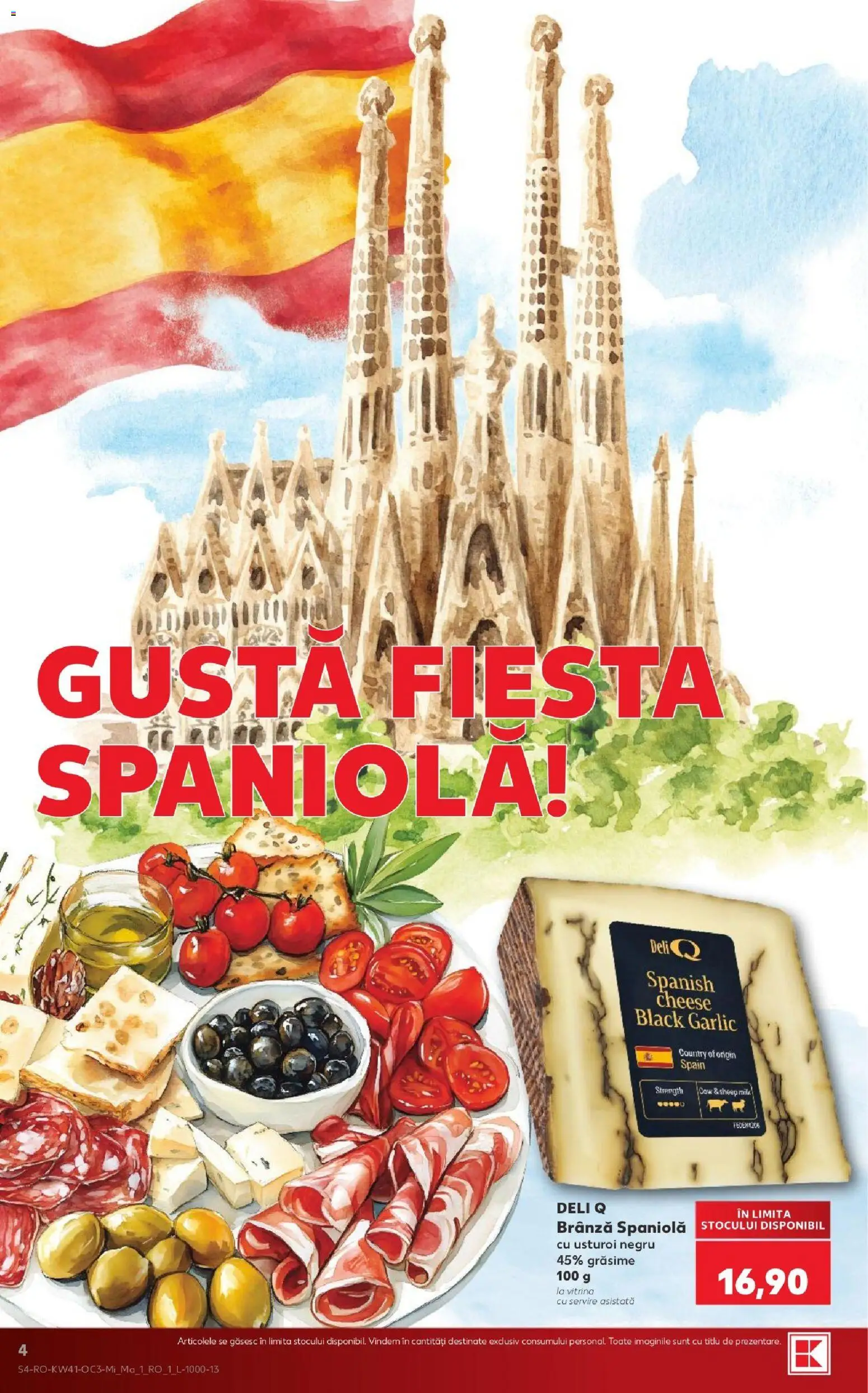 Noul catalog Kaufland – valabil de la 07.10.2026 | Pagină: 4 | Produse: Vitrină, Brânză, Usturoi, Black