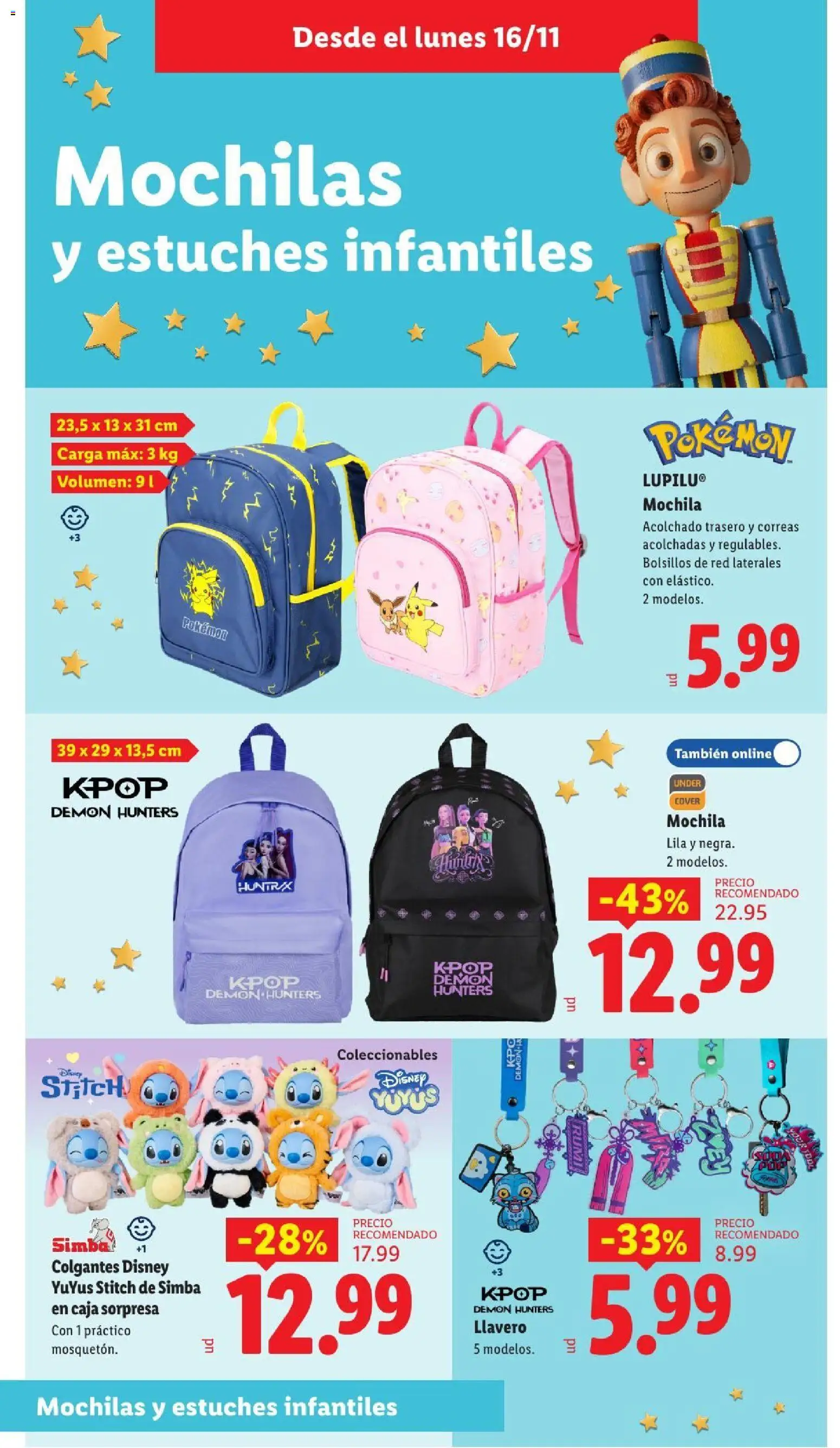 Lidl - Juguetes de colección │ válido desde el 21/10/2026 | Página: 28 | Productos: Mochila, Caja
