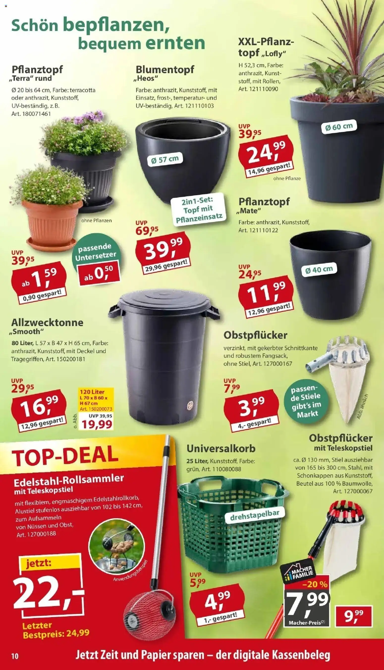 Sonderpreis Baumarkt - Sonderpreis Baumarkt: Aktuelle Angebote (ab 19.09.2026) zum Blättern | Seite: 10 | Produkte: Blumentopf