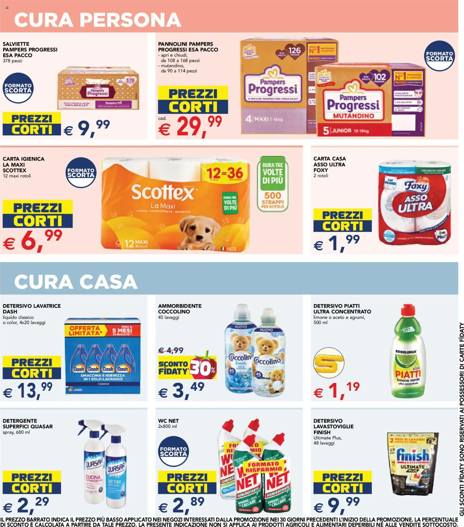 Volantino Esselunga S del 24/06/2026 | Pagina: 15 | Prodotti: Carta igienica, Ammorbidente, Detergente, Limone