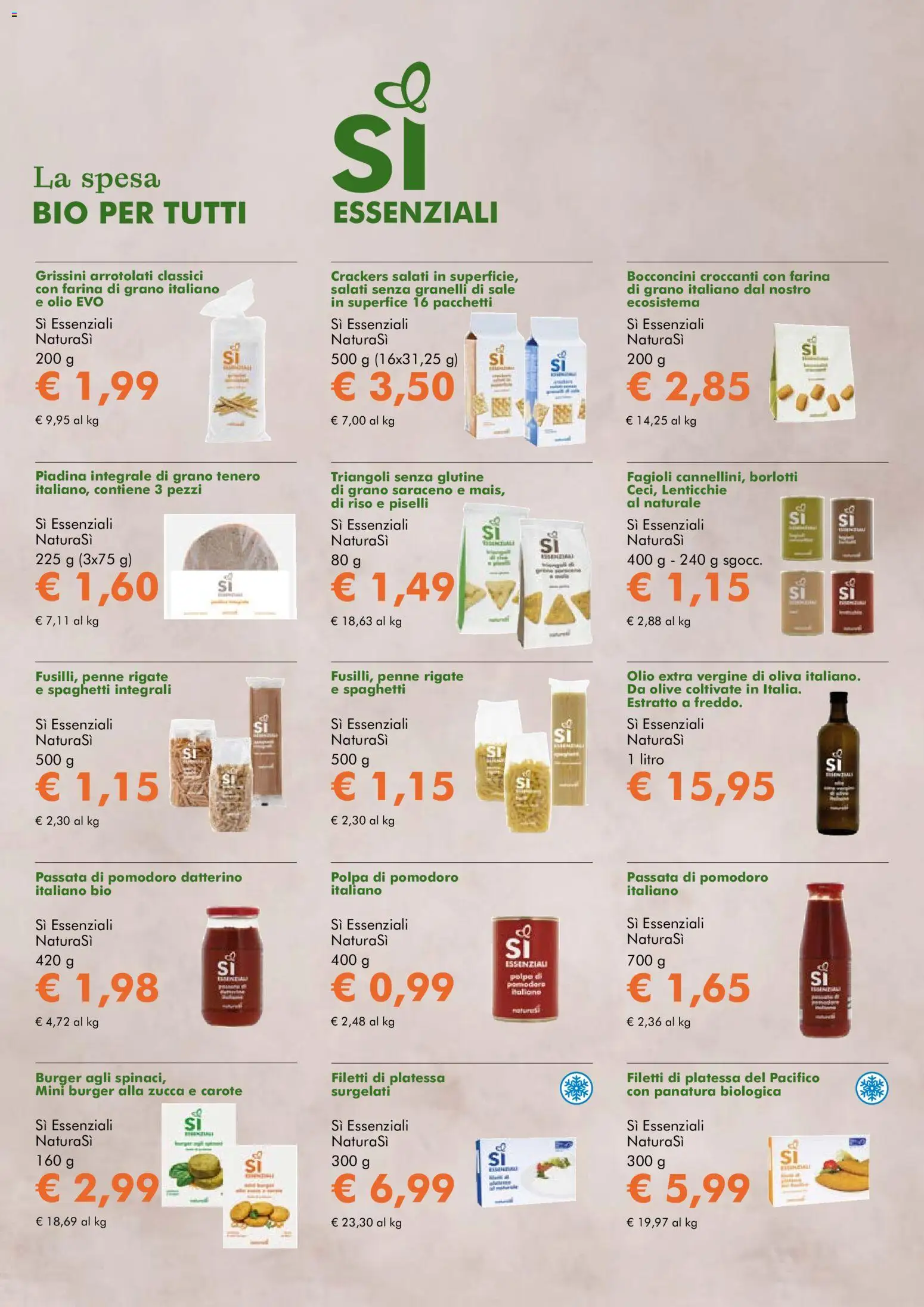 Volantino Natura Sì del 07/10/2026 | Pagina: 6 | Prodotti: Riso, Olio, Olive, Olio extra vergine