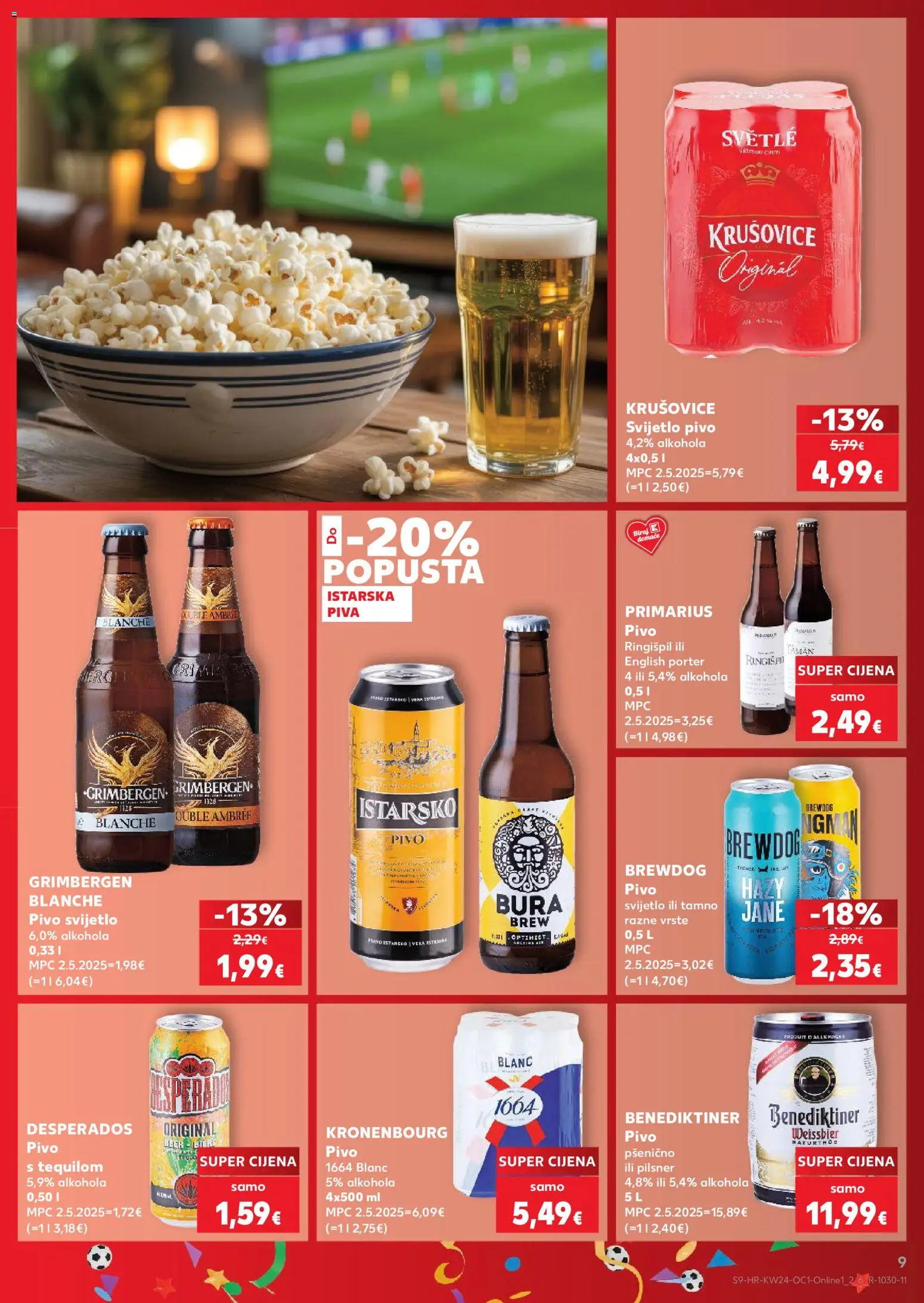 Kaufland katalog | vrijedi od 10.06.2026 | Stranica: 9 | Proizvodi: Pivo