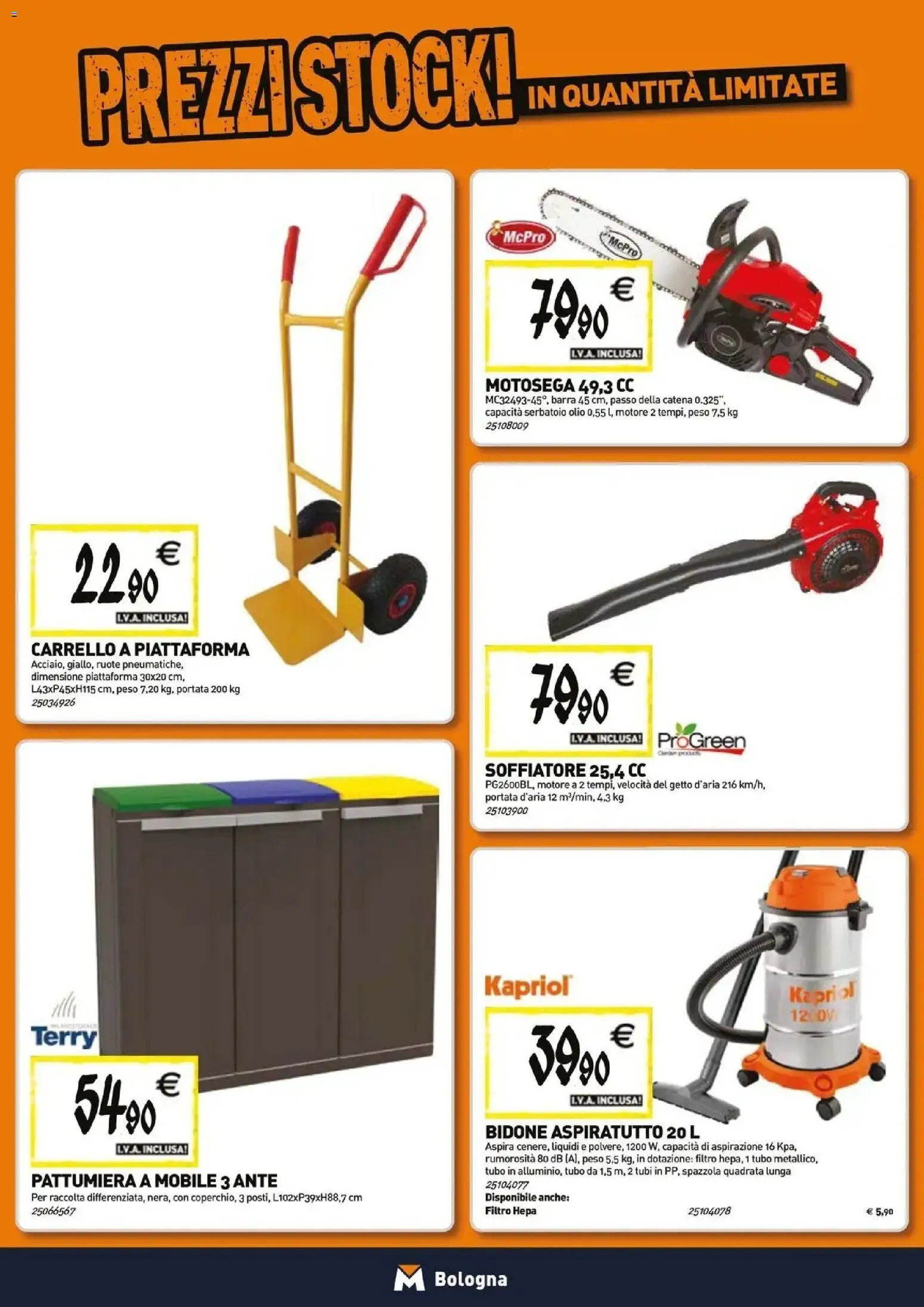 Volantino TECNOMAT del 29/10/2026 | Pagina: 18 | Prodotti: Spazzola, Carrello, Pattumiera, Tubi