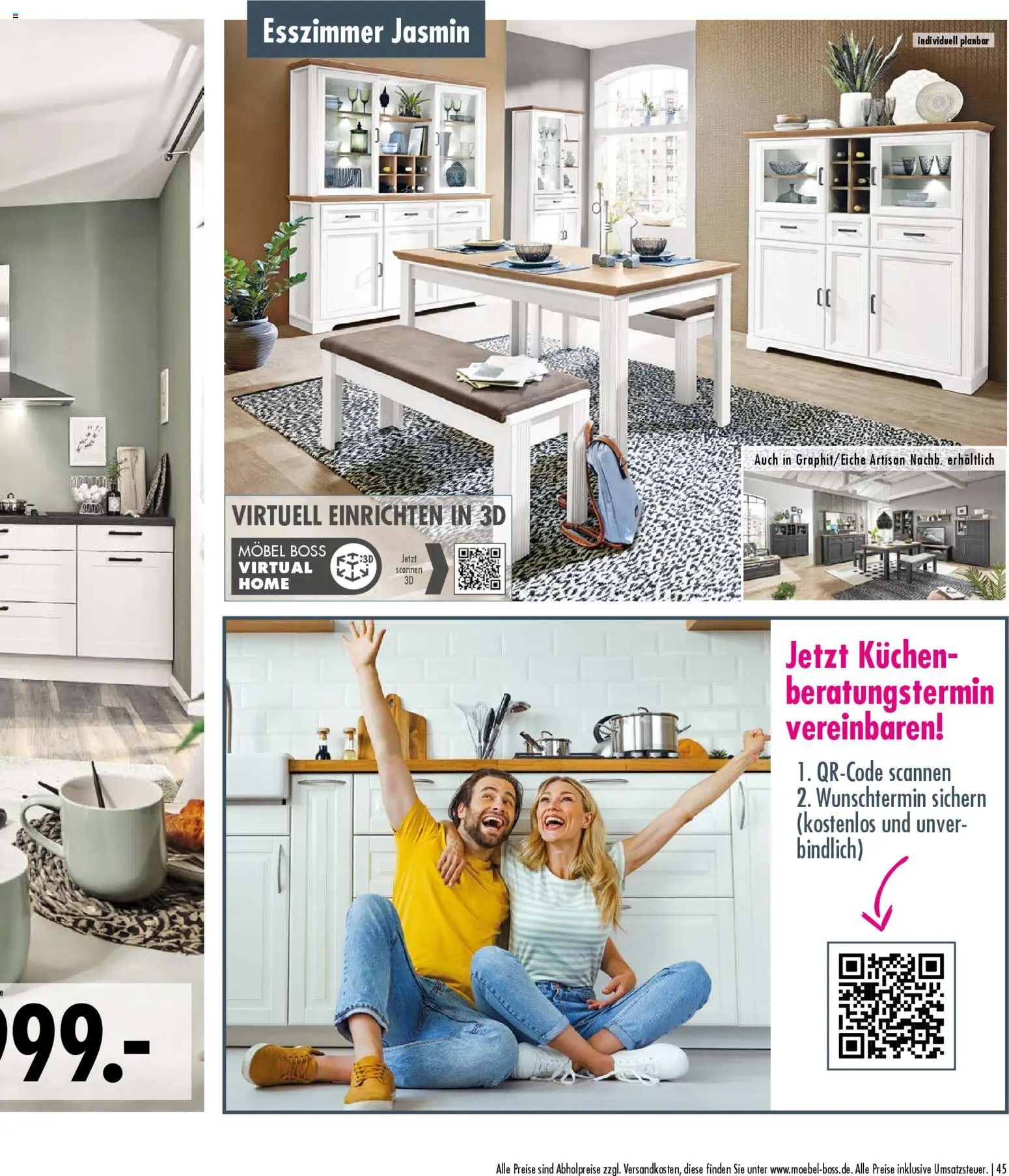 SB Möbel Boss Küchenkatalog 2026 – gültig ab 09.04.2026 | Seite: 45 | Produkte: Kuchen