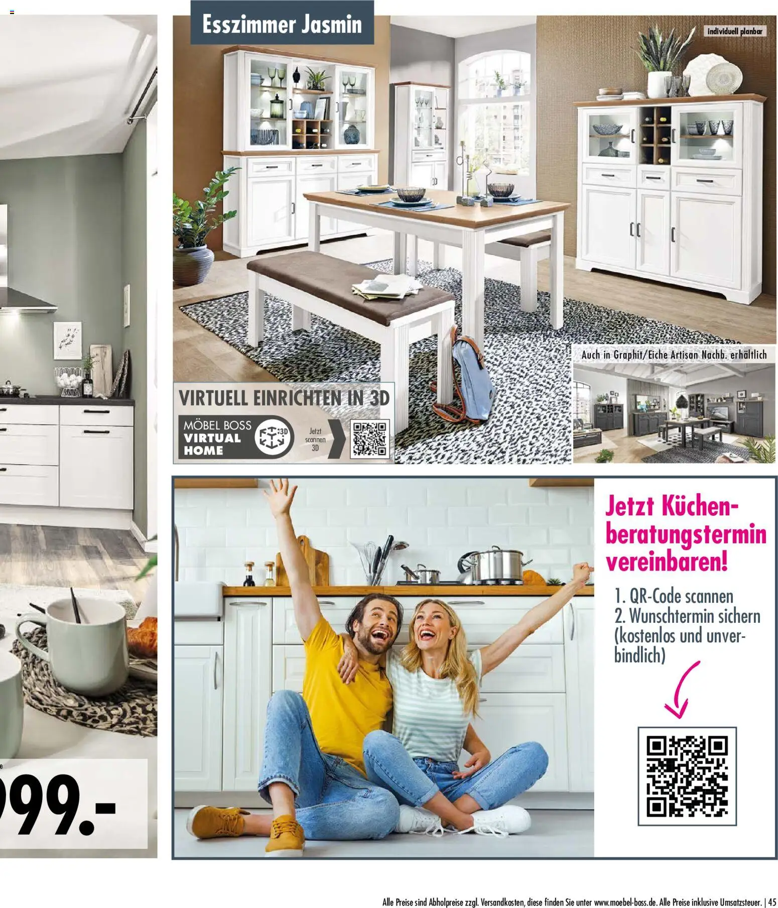 SB Möbel Boss Küchenkatalog 2026 – gültig ab 09.04.2026 | Seite: 45 | Produkte: Kuchen