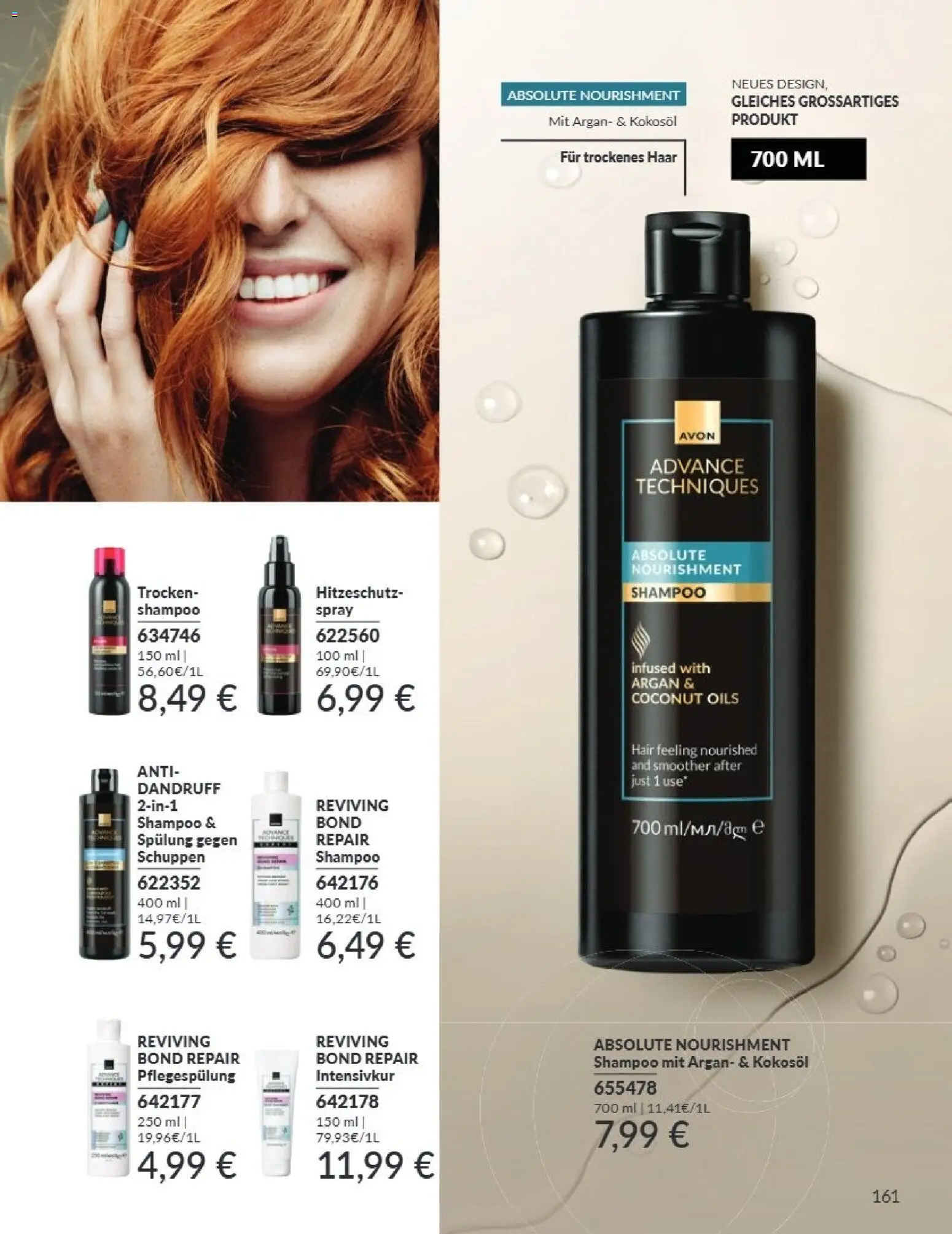 AVON Katalog September 2026 – gültig ab 01.09.2026 | Seite: 157 | Produkte: Shampoo, Spülung