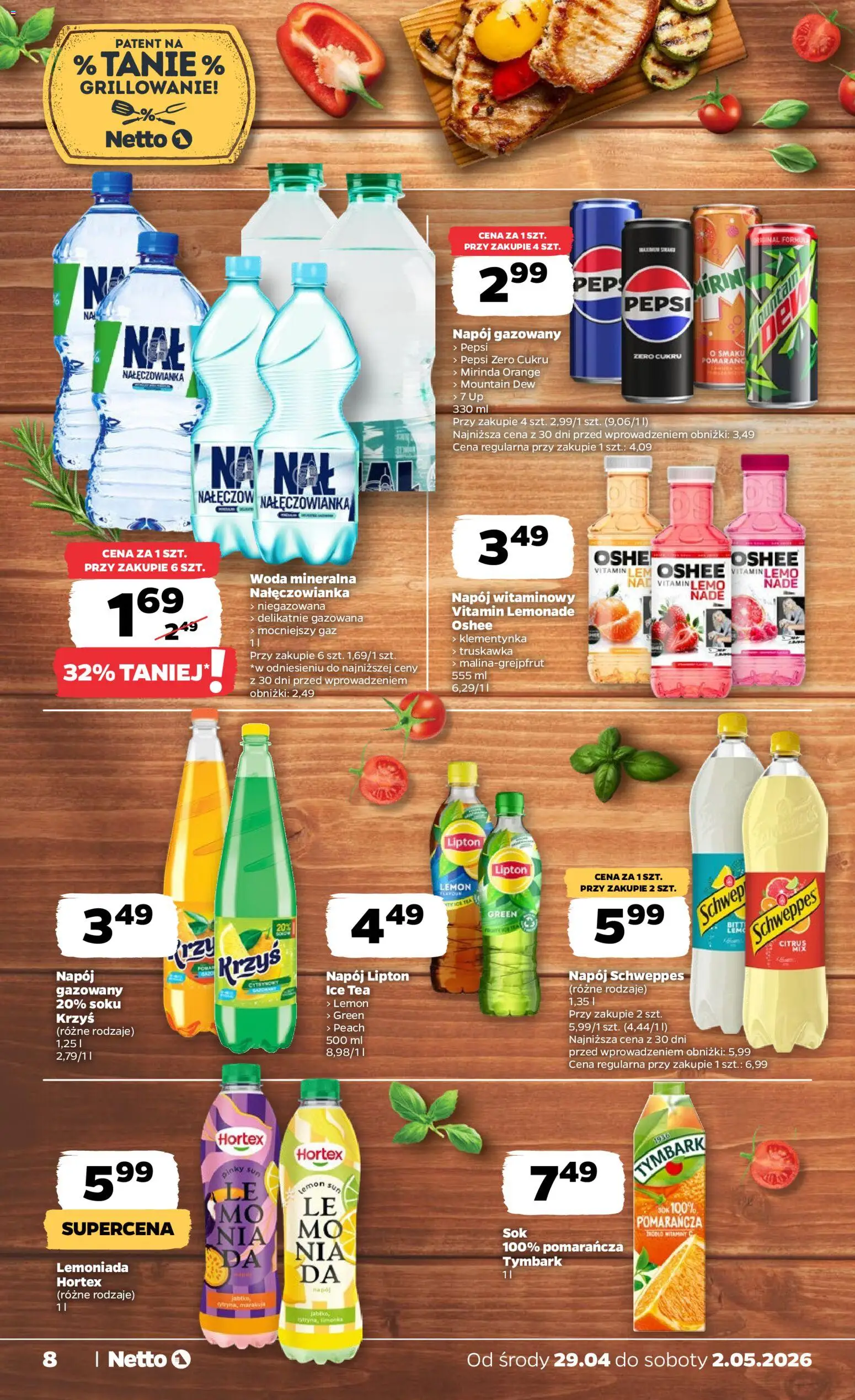 Netto gazetka od środy spożywcza od 29.04.2026 | Promocje