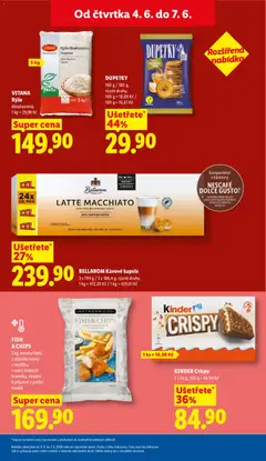 Náhled letáku Lidl leták od 04.06.2026 | Strana: 29 | Produkty: Dolce Gusto, Kapsle, Dupetky, Bellarom