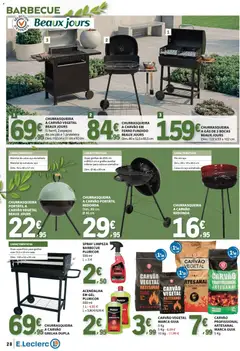 Pré-visualização E.Leclerc Especial Ar Livre válido de 28.04.2026 | Página: 28 | Produtos: Ferro, Carvão vegetal, Prateleira