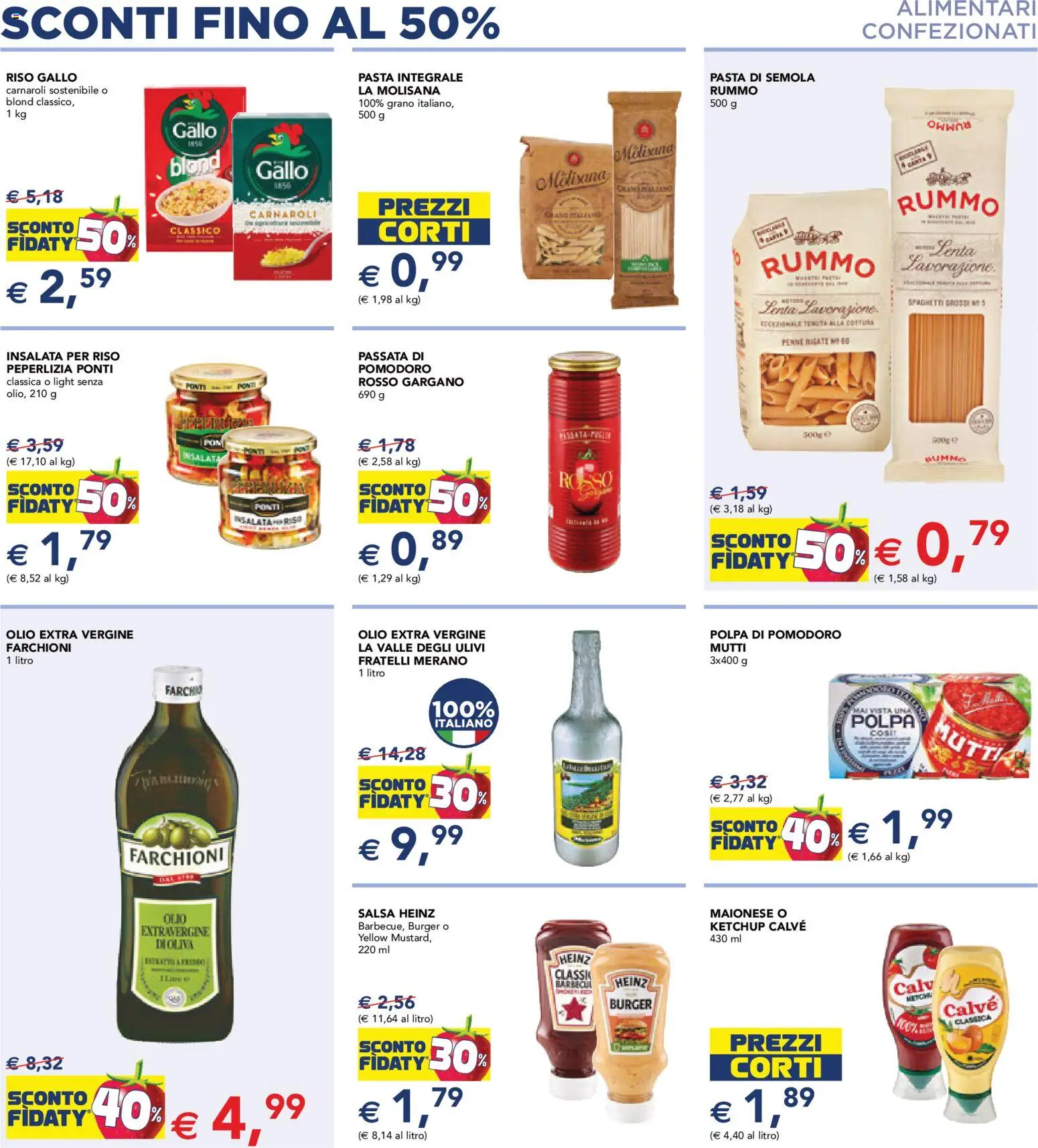 Volantino Esselunga S del 18.05.2026 | Pagina: 11 | Prodotti: Salsa, Pomodoro, Pasta, Olio extra vergine
