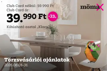 Mömax akciós újság - amely érvényes a következő dátumtól: 2026.08.01.