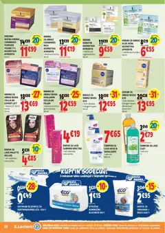 E.leclerc katalog akcije – veljaven od 09.09.2026 | Stran: 28 | Izdelki: Aloe Vera, Barva za lase, Krema, Krema za obraz