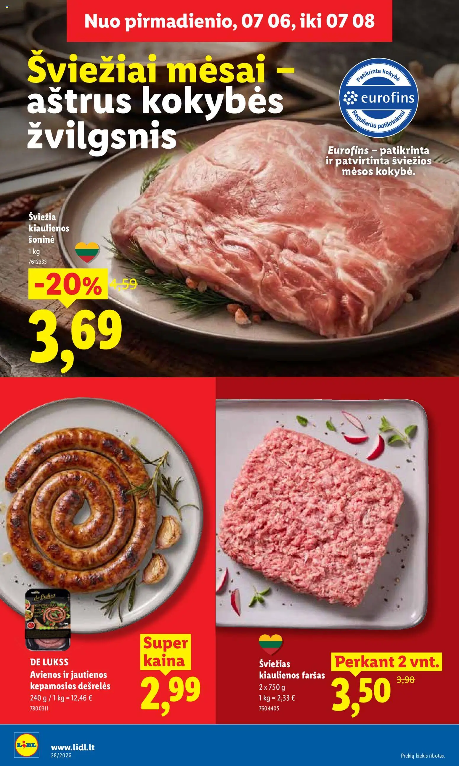 LIDL akcijos nuo 2026.07.06 | Puslapis: 10