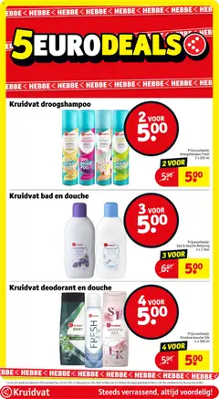 Kruidvat droogshampoo, droogshampoo Fresh 2 x 250 ml - Voorbeeld van een folder van Kruidvat, geldig van 12.05.2026 | Pagina: 24