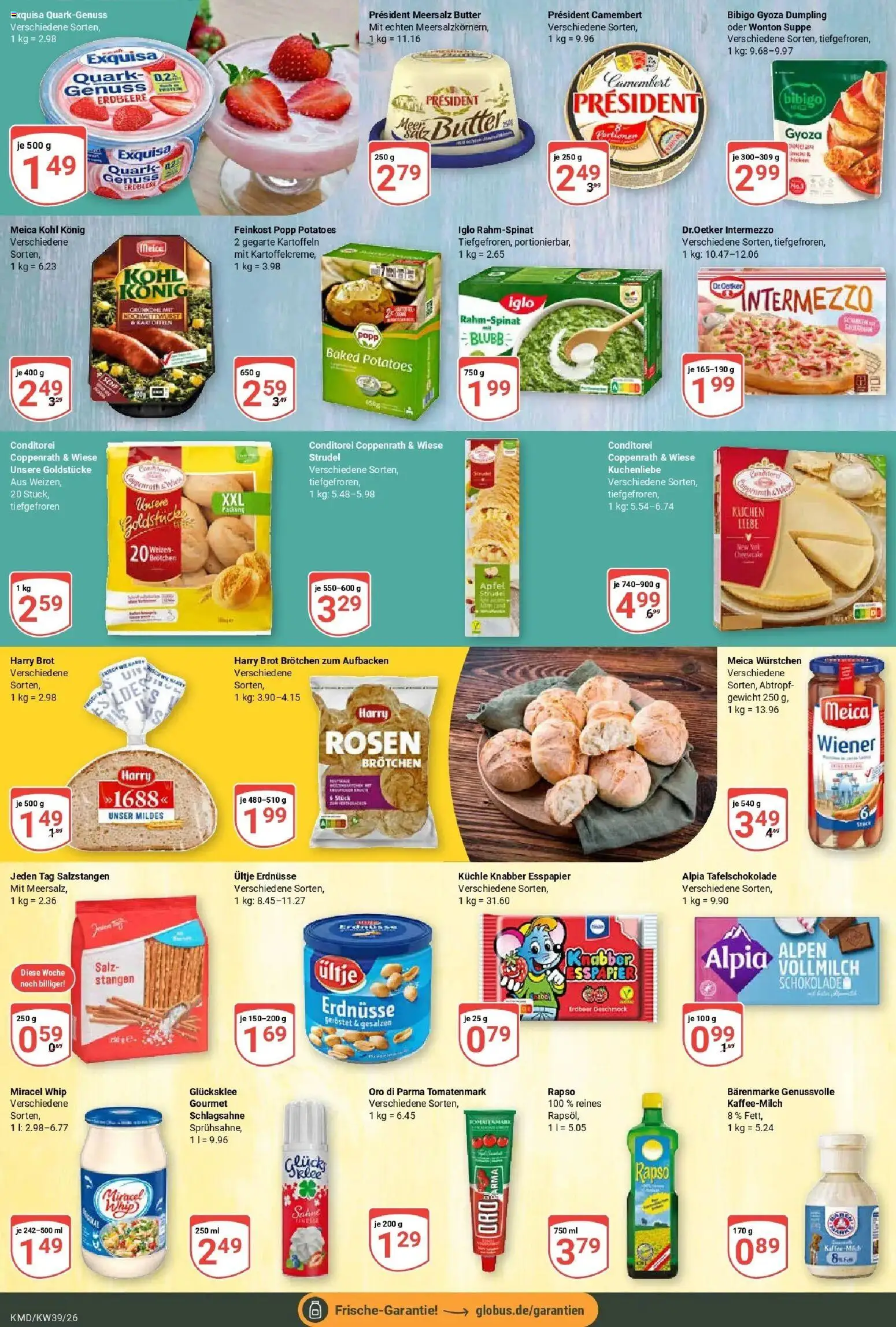 Globus Prospekt Köln (ab 21.09.2026) » Angebote online | Seite: 14 | Produkte: Ultje erdnusse, Miracel whip, Kartoffeln, Salz