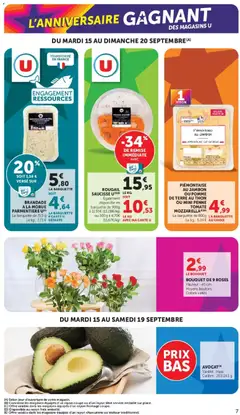 U Express - Prévisualisation de U Express - Anniversaire gagnant des Magasins U valide à partir de 15/09/2026 | Page: 7