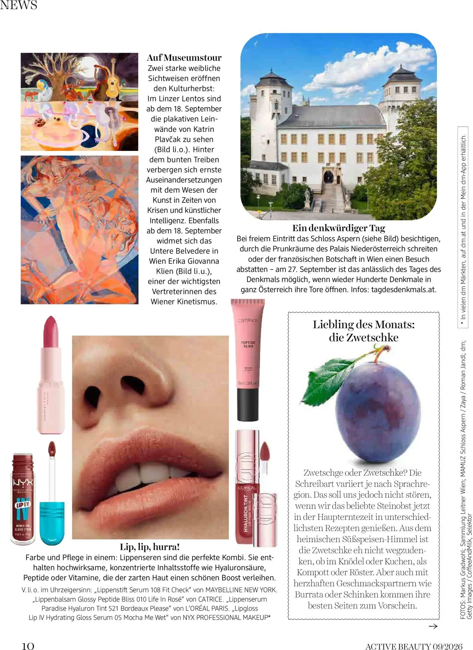 dm drogerie markt Active Beauty Magazin 09/2026 gültig ab 01.09.2026 | Seite: 10 | Produkte: Schinken