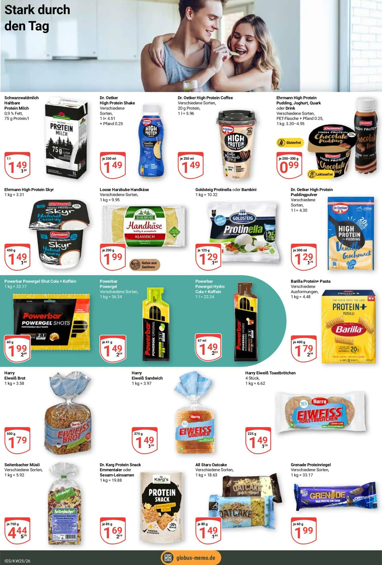 Globus Prospekt – gültig ab 15.06.2026 | Seite: 17 | Produkte: High protein pudding, Quark, Cola, Brot