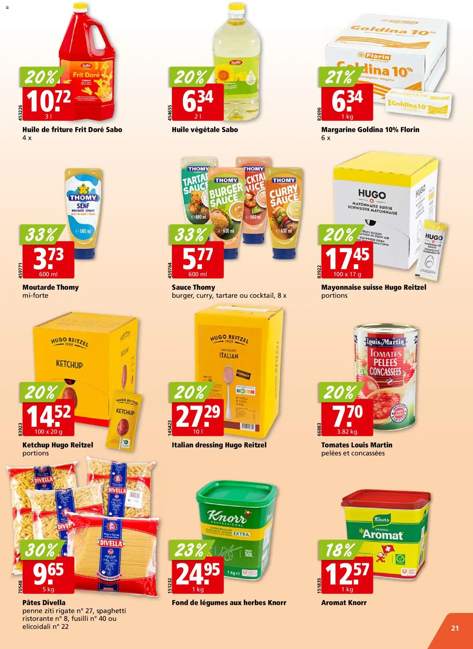 Aligro aktionen Chavannes, Matran, Genève, Sion – gültig ab 11.05.2026 | Seite: 21 | Produkte: Dressing, Burger, Ketchup, Mayonnaise