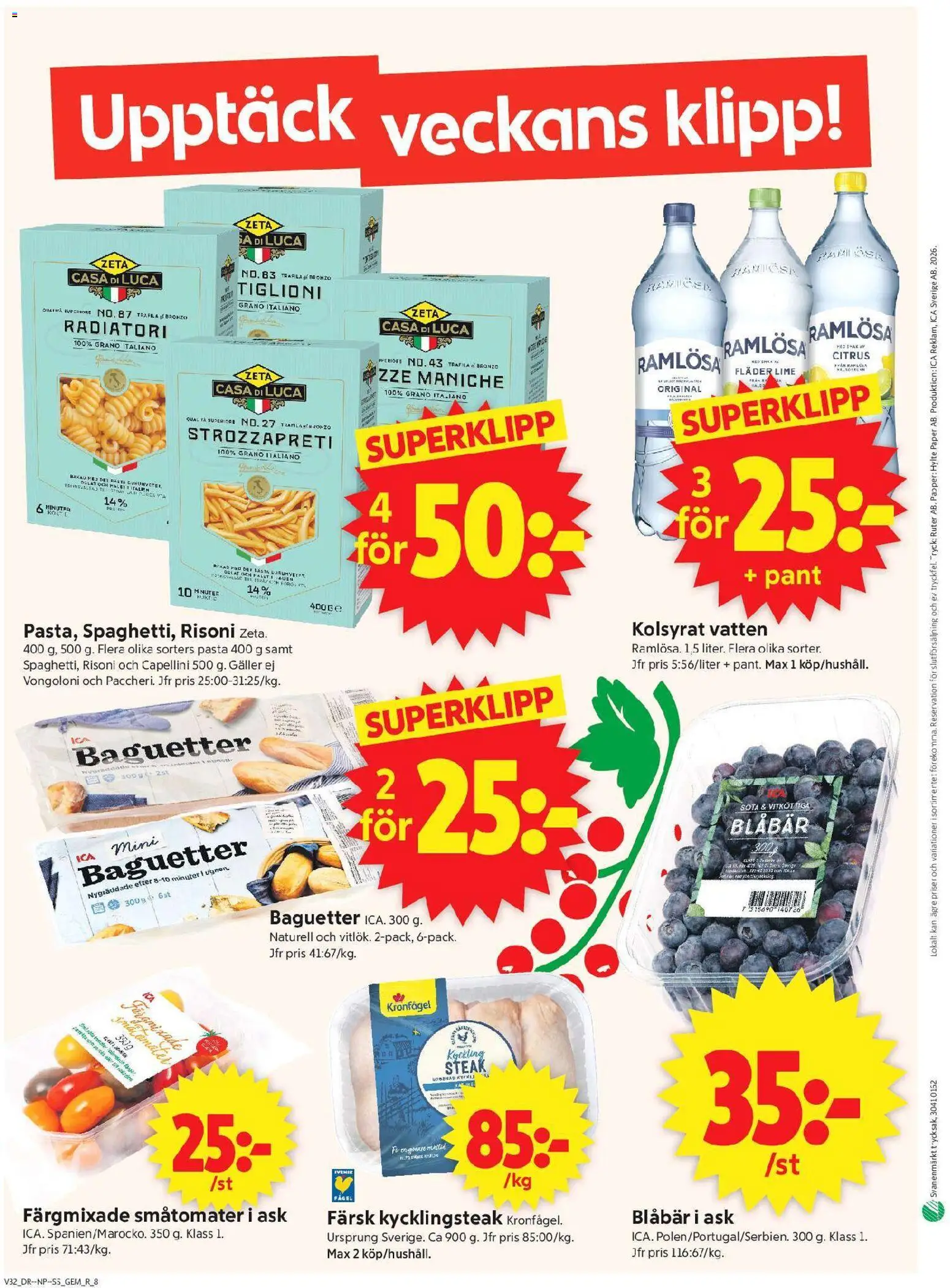 ICA Supermarket reklamblad aktuell från 03/08/2026 | Sida: 10