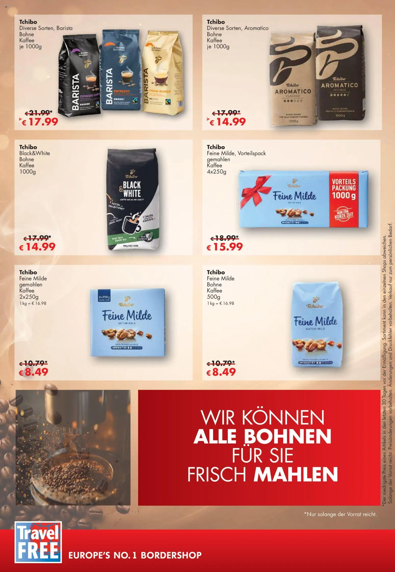 Travel Free Angebote – gültig ab 01.09.2026 | Seite: 6 | Produkte: Milch, Kaffee