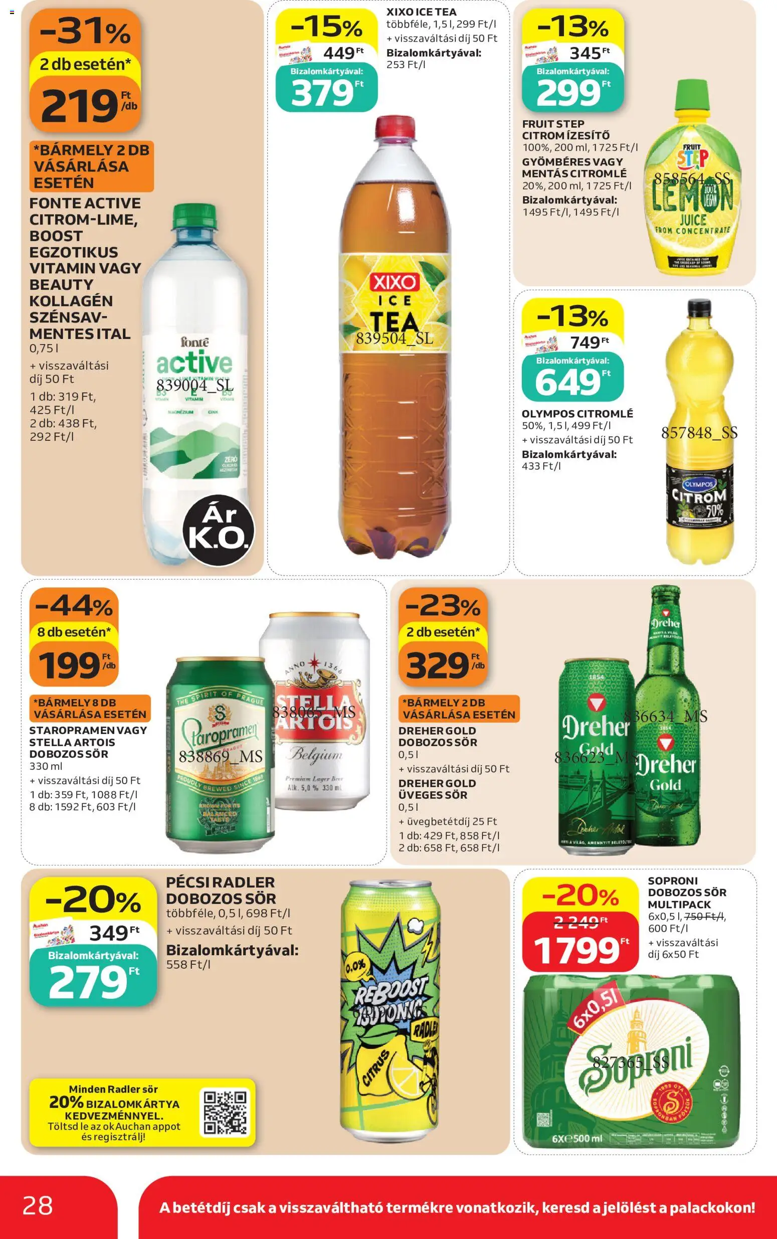 Auchan akciós ujság - amely érvényes a következő dátumtól: 2026.09.03. | Oldal: 28
