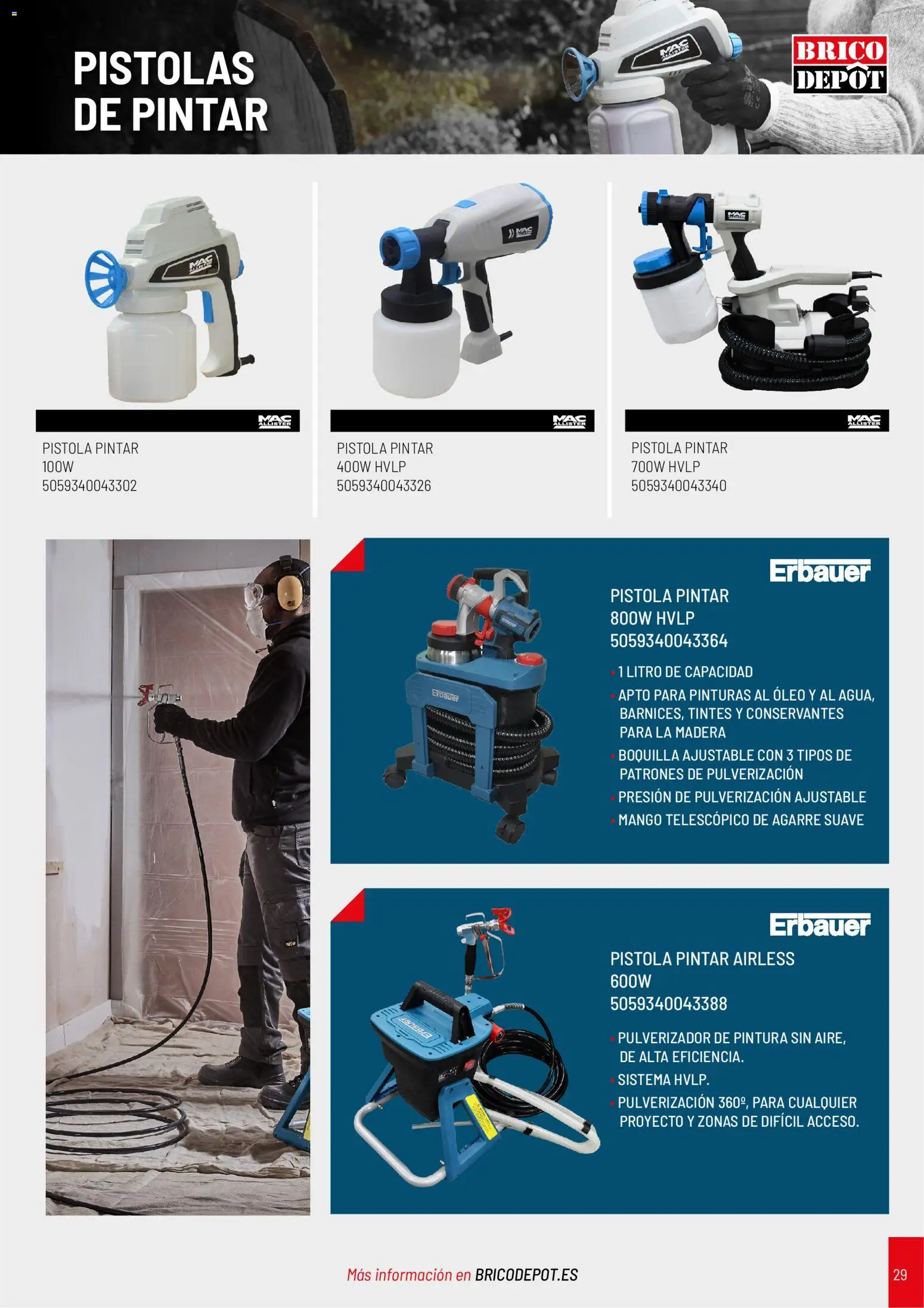 Brico Depôt Catalogo de Herramientas │ válido desde el 07/10/2026 | Página: 29 | Productos: Mango