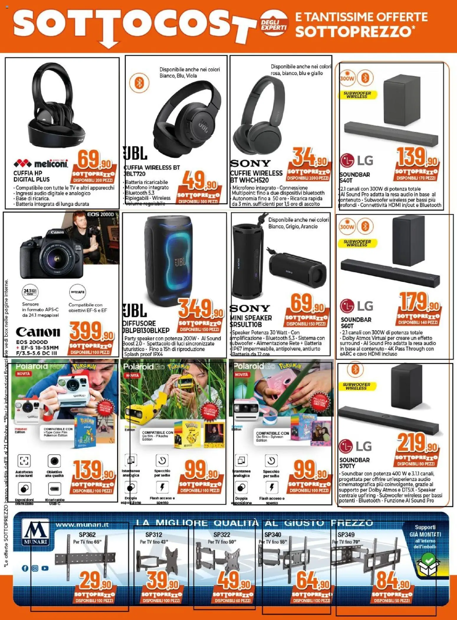 Volantino Expert del 08/10/2026 | Pagina: 4 | Prodotti: TV, Audio, Cavo, Specchio