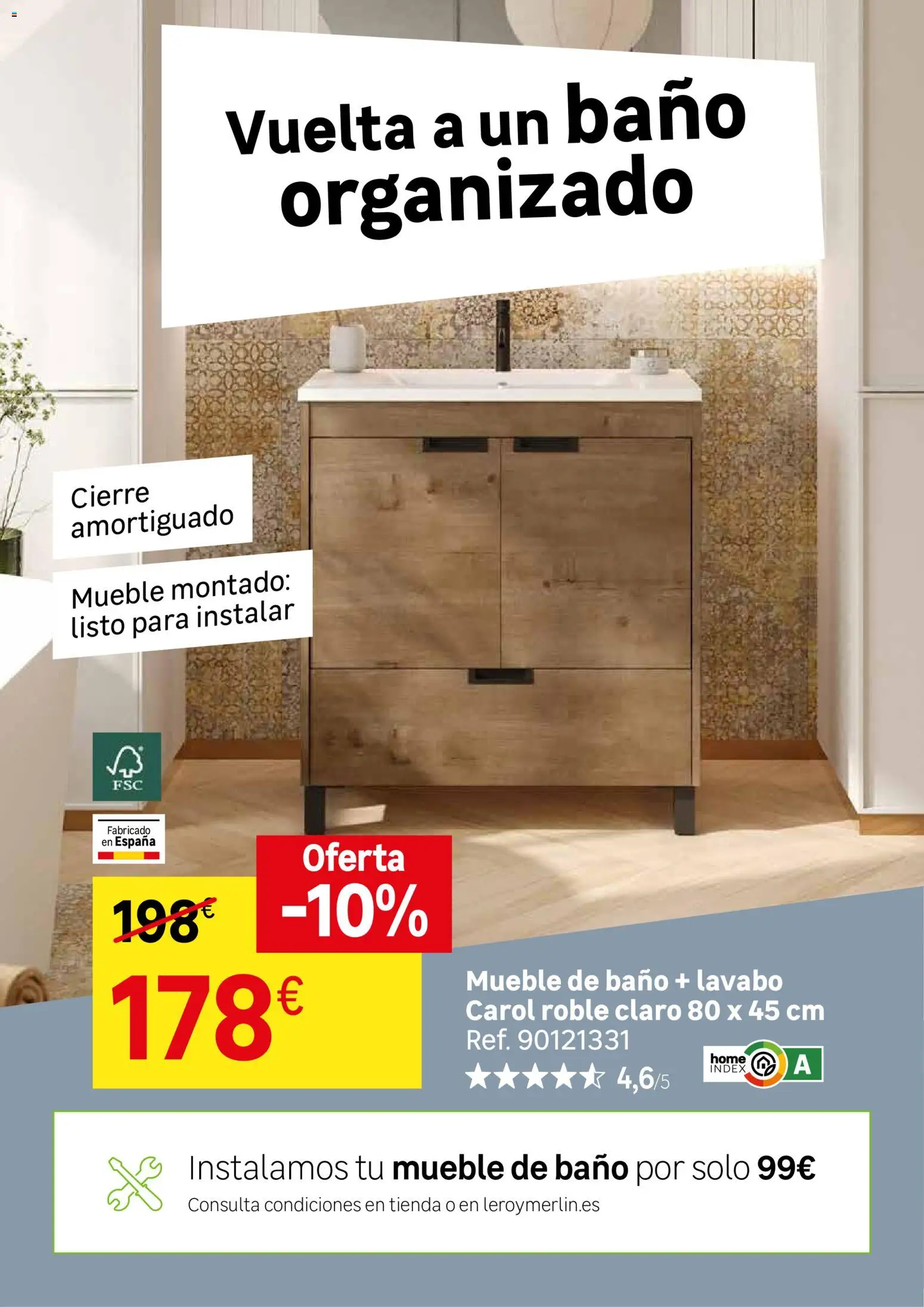 Leroy Merlin catálogo │ válido desde el 25/08/2026 | Página: 43 | Productos: Lavabo, Baño