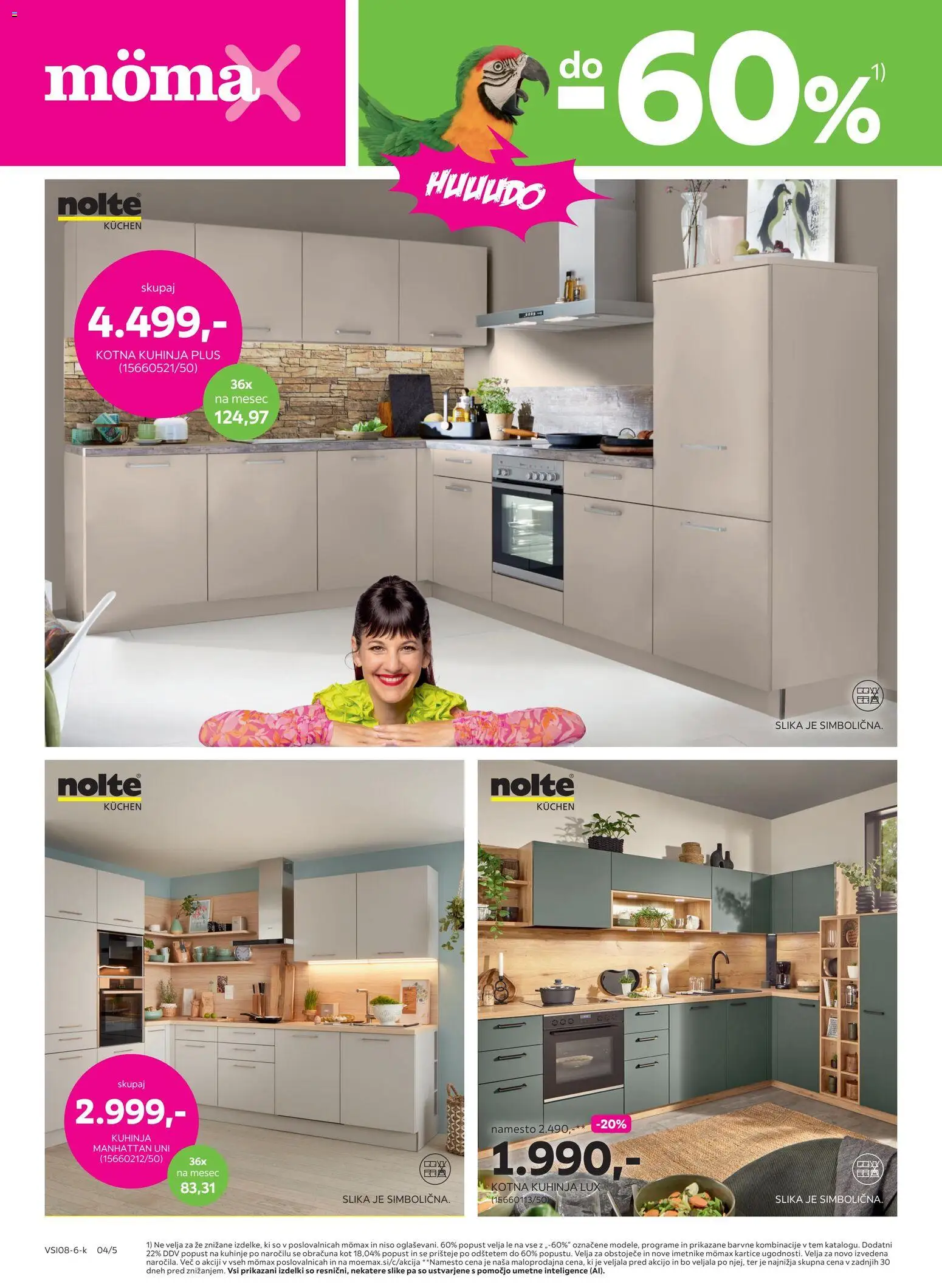 Novi Mömax katalog ponudbe – veljaven od 17.08.2026 | Stran: 4 | Izdelki: Kuhinja