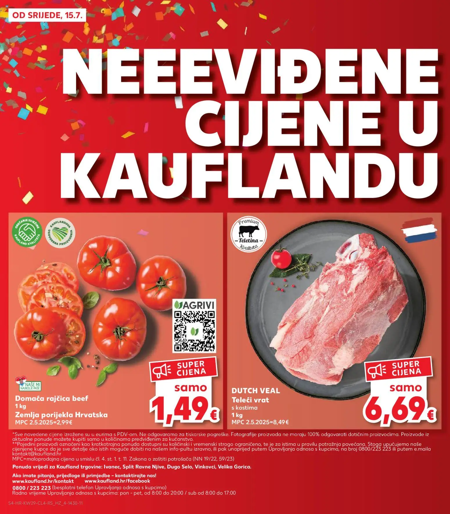 Kaufland HR akciós ujság - amely érvényes a következő dátumtól: 2026.07.15. | Oldal: 4 | Termékek: Telefon