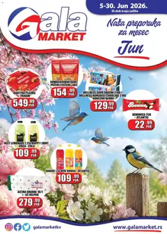 Gala MARKET katalog - pregled Gala MARKET kataloga - važi od 05.06.2026