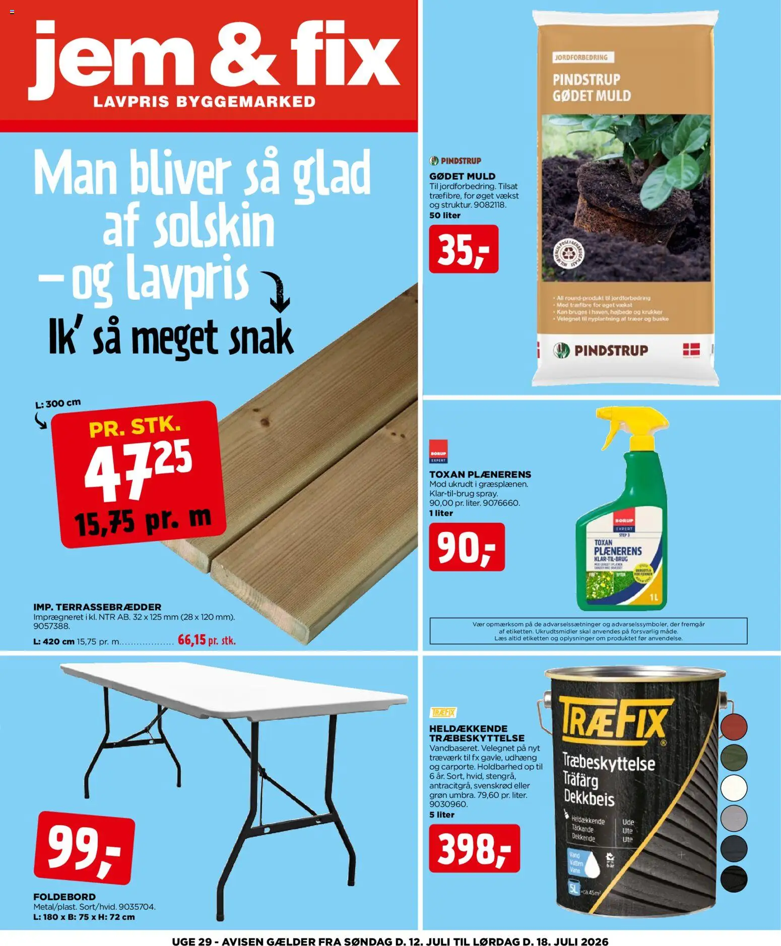 Jem & fix tilbudsavis – gyldig fra 12/07/2026 | Side: 1