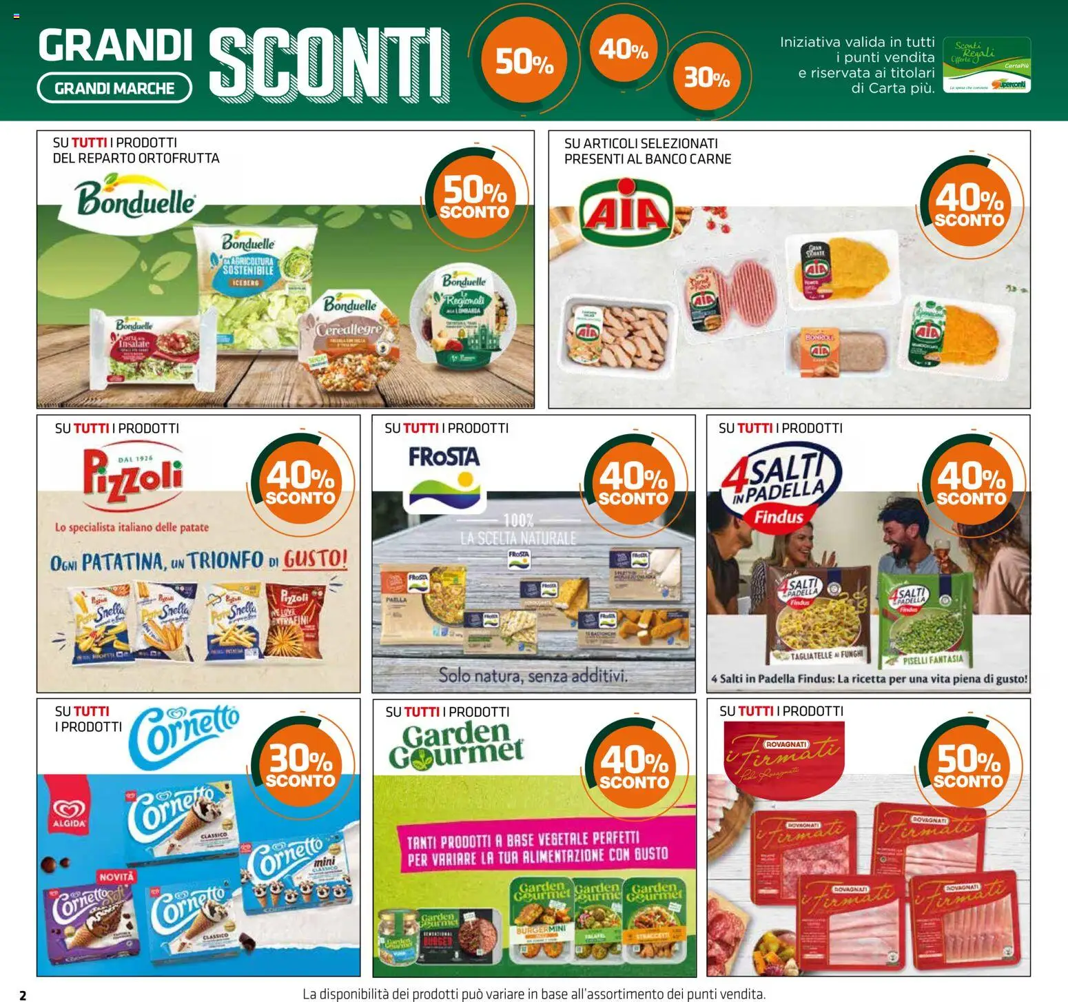 Volantino Superconti del 07.05.2026 | Pagina: 2 | Prodotti: Cornetto, Falafel, Piselli, Padella