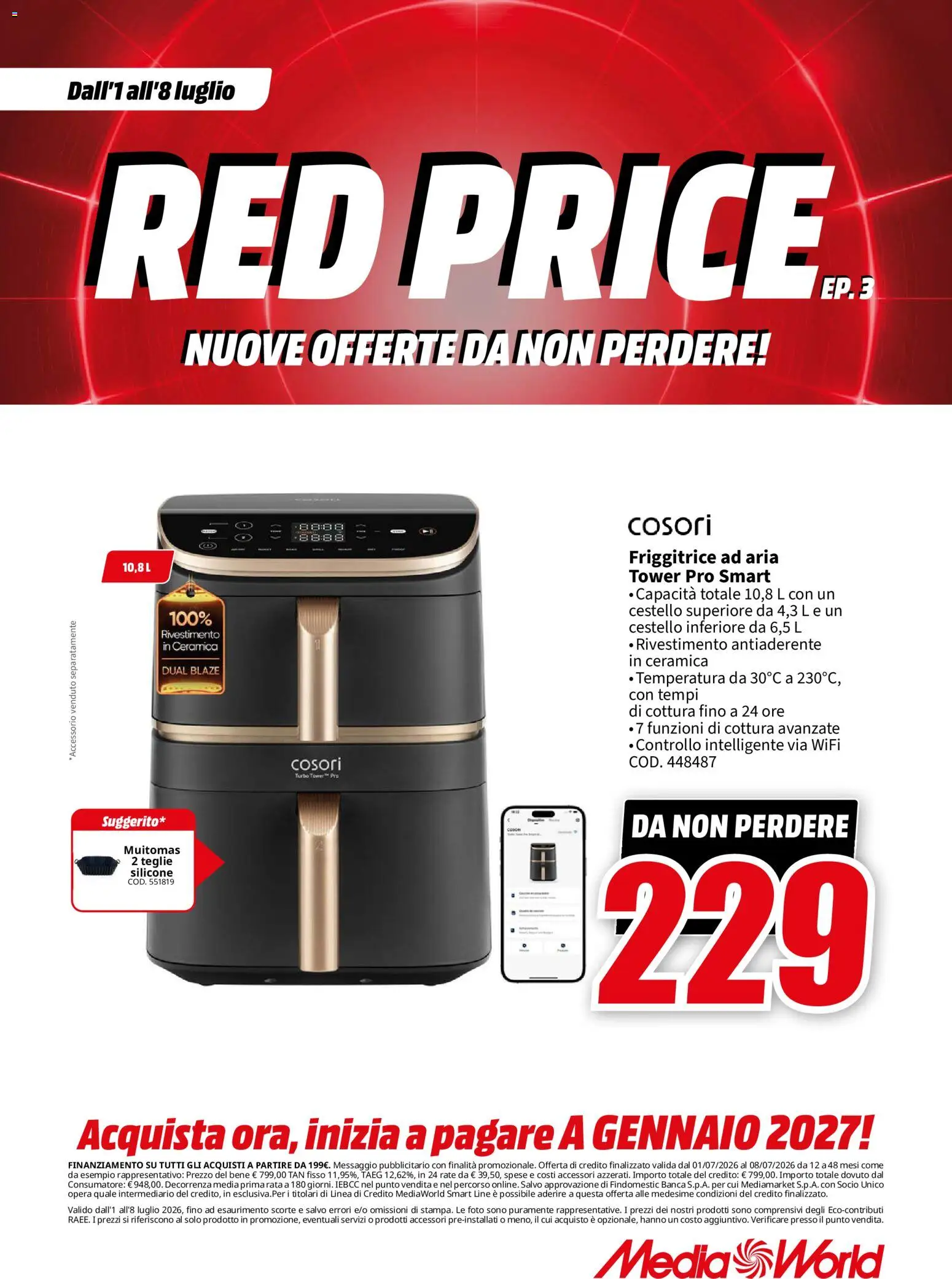 Volantino Media World del 01/07/2026 | Pagina: 51