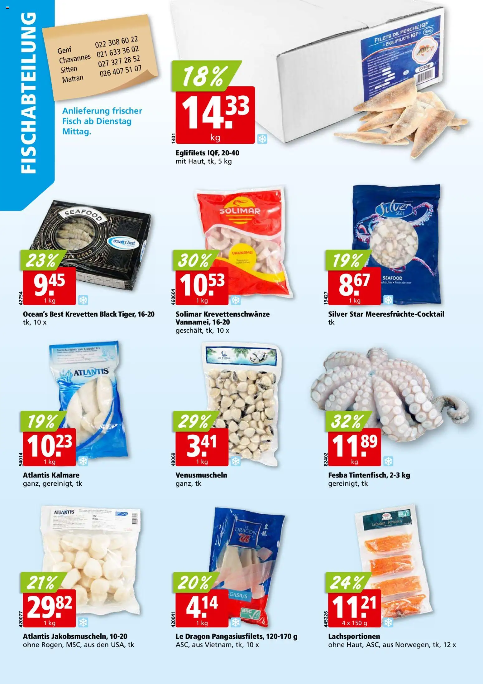 Aligro aktionen Chavannes, Matran, Genf, Sitten – gültig ab 24.08.2026 | Seite: 4 | Produkte: Fisch