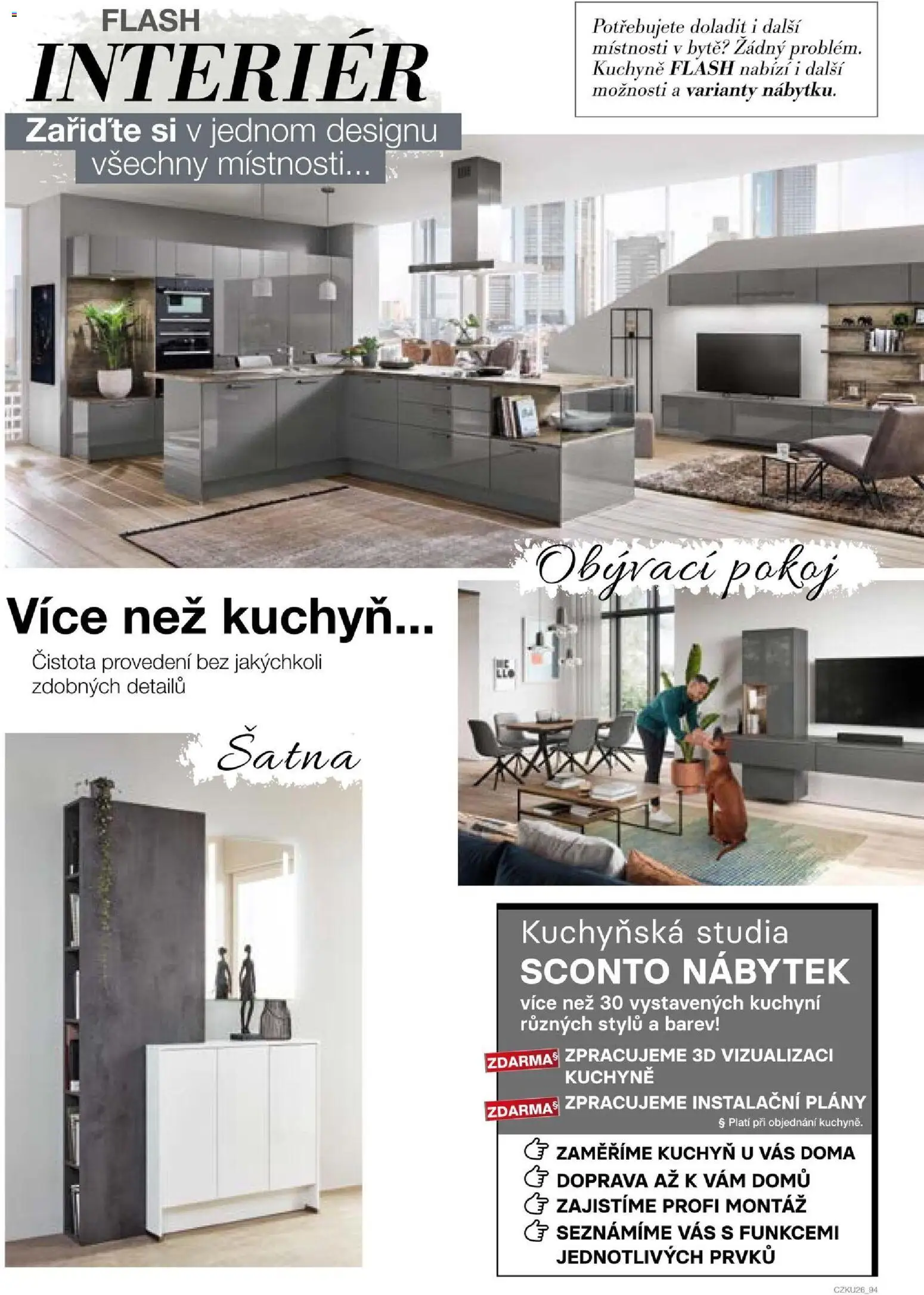 Sconto nábytek katalog - Kuchyně na míru od 06.01.2026 | Strana: 94 | Produkty: Nábytek, Kuchyně