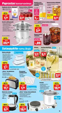 Thomas Philipps leidinys galioja nuo 04.05.2026 | Puslapis: 13 | Prekių: Puodas, Cukrus, Kaitlentė, Virdulys
