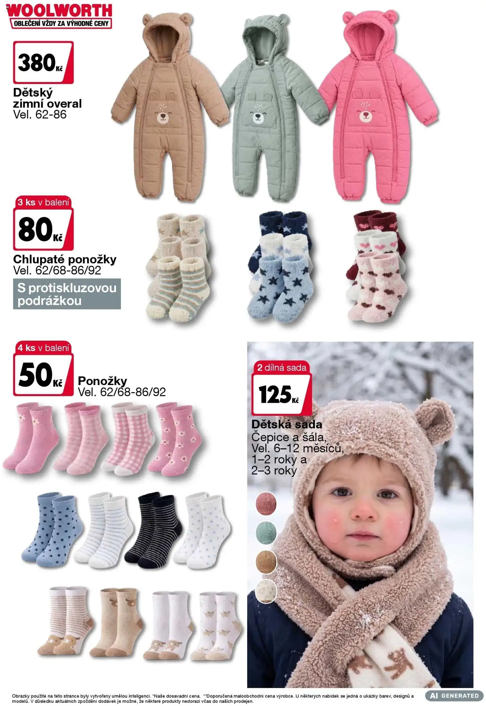Woolworth leták - Trebic od 02.10.2026 | Strana: 9 | Produkty: Overal, Ponožky, Čepice, Oblečení