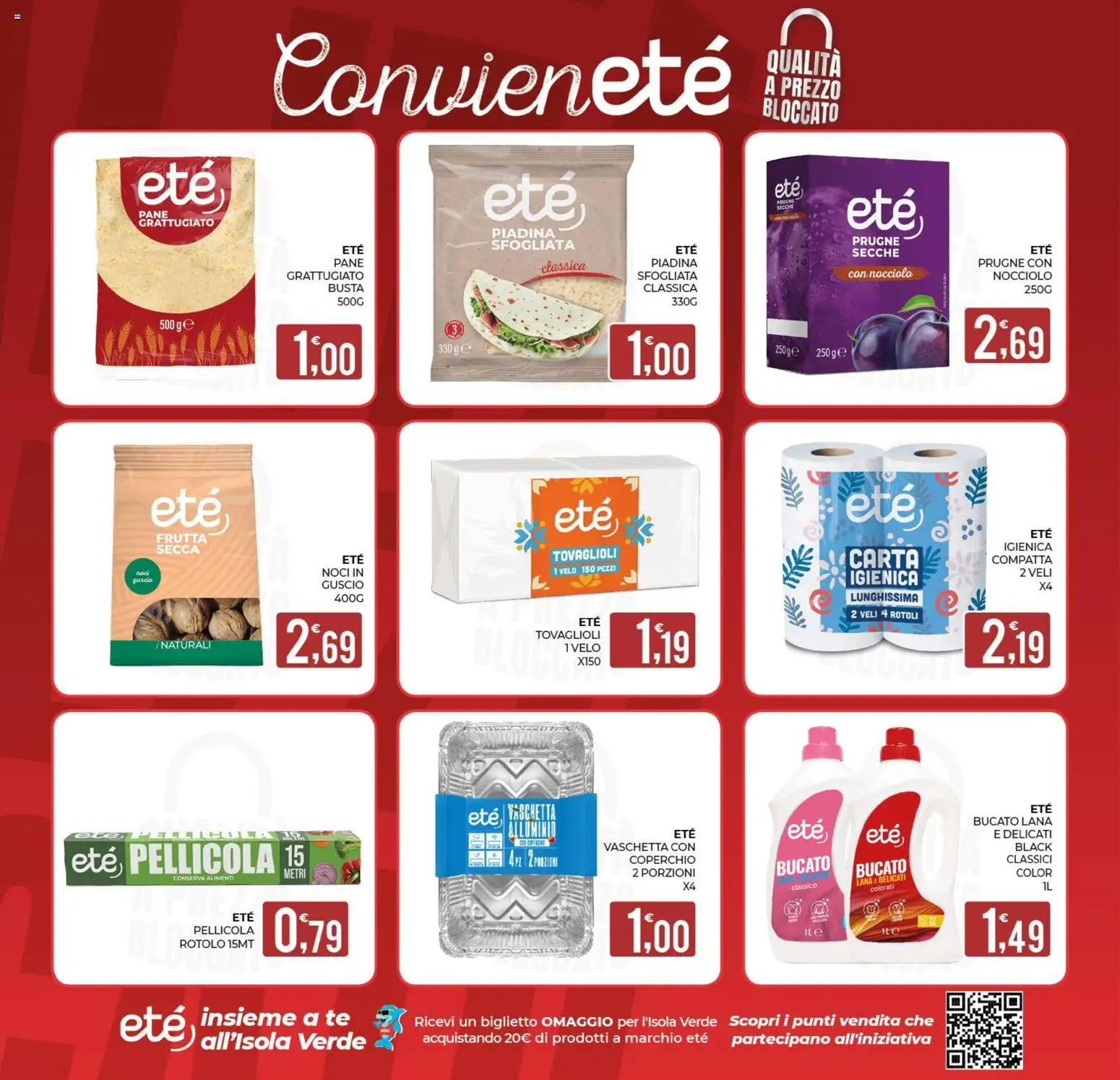 Volantino Eté del 19/08/2026 | Pagina: 31 | Prodotti: Carta igienica, Coperchio, Frutta secca, Pellicola