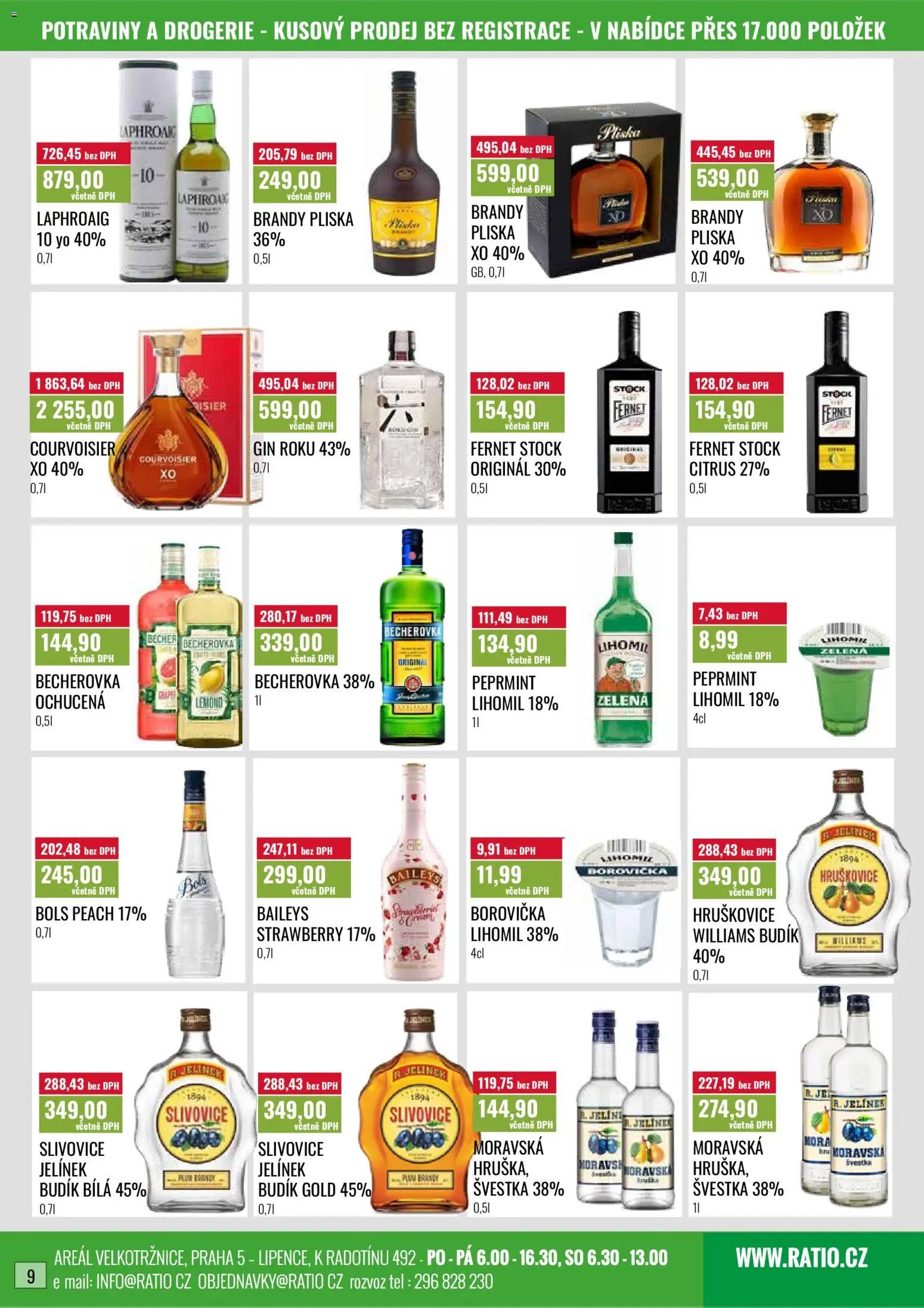 Ratio leták od 01.08.2026 | Strana: 10 | Produkty: Hruškovice, Budík, Slivovice, Becherovka