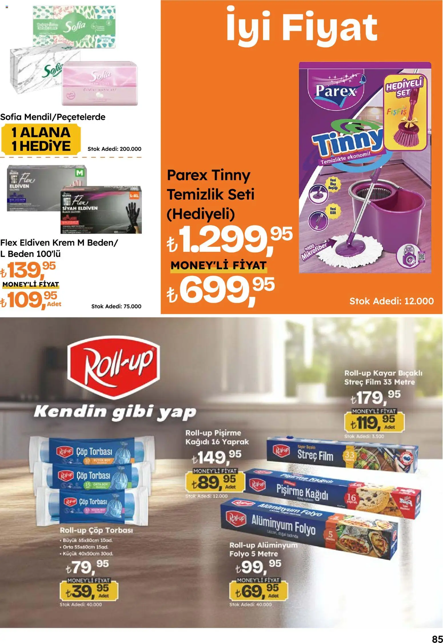 Migros Katalog - 5M Migroskop Dijital - 08 Ekim 2026 tarihinden itibaren geçerlidir | Sayfa: 85 | Ürünler: Çöp torbası, Krem, Eldiven