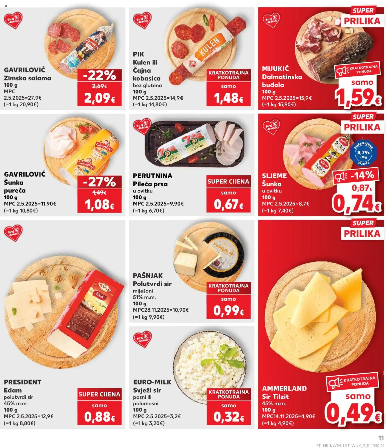 Kaufland HR akciós ujság - amely érvényes a következő dátumtól: 10.06.2026 | Oldal: 11