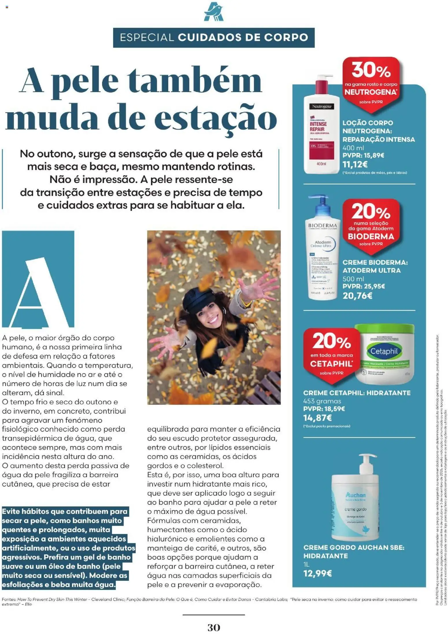 Auchan Revista Beleza e Especial Corpo │ válido de 04/10/2026 | Página: 30