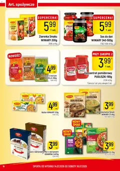 Pogląd oferty "Piotruś Pan gazetka" - ważna od 14.07.2026 | Strona: 10 | Produkty: Ryż z warzywami, Ryż, Makaron, Sos