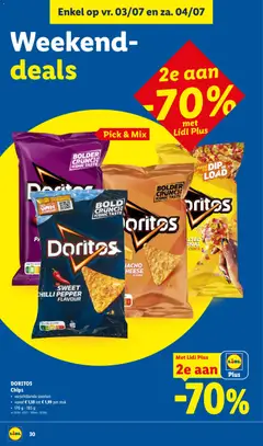 DORITOS Chips, verschillende soorten - Voorbeeld van een folder van Lidl, geldig van 29/06/2026 | Pagina: 30